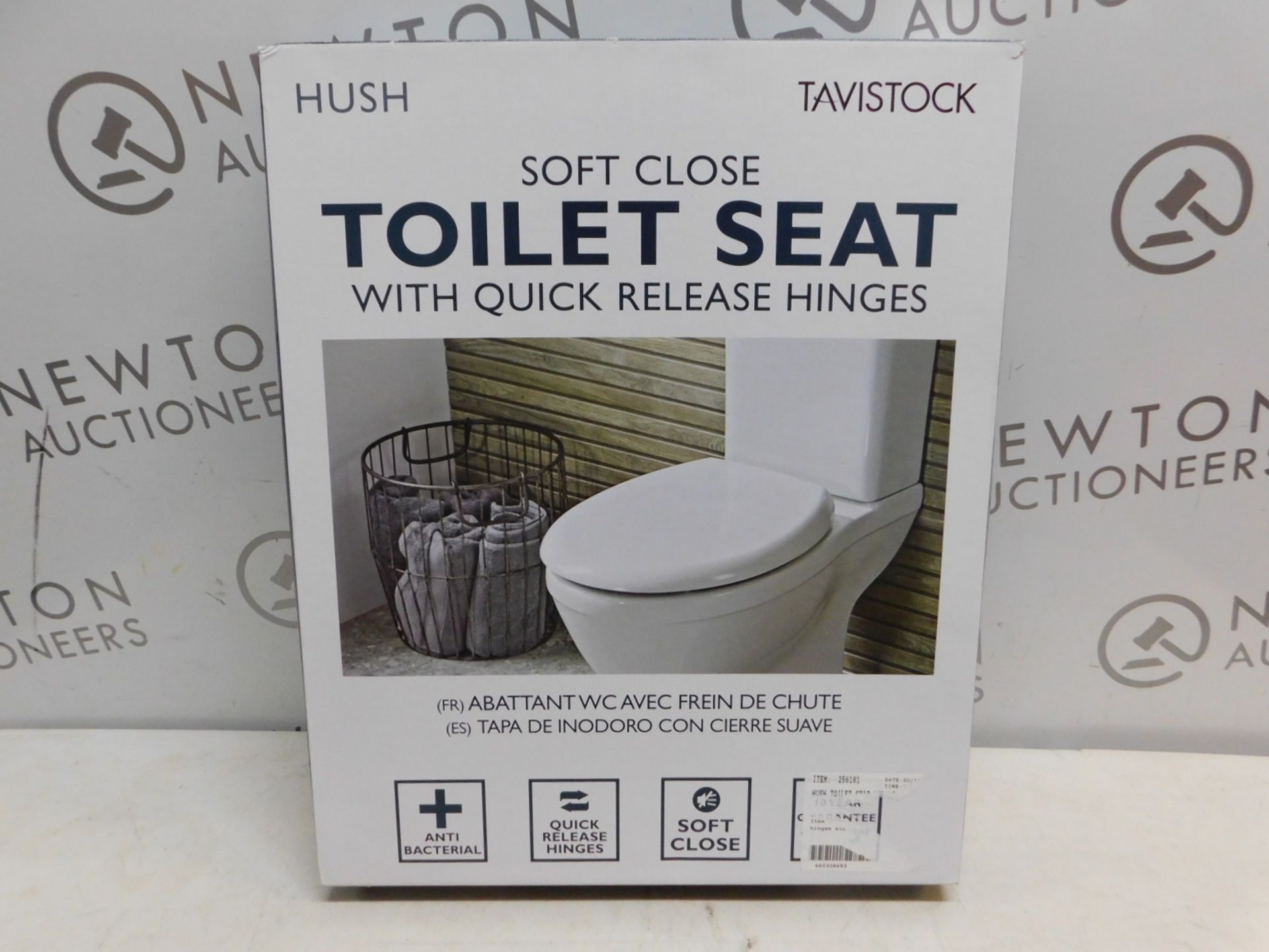 1 BOXED TAVISTOCK HUSH SOFT CLOSE QUICK RELEASE TOILET SEAT RRP Â£39.99