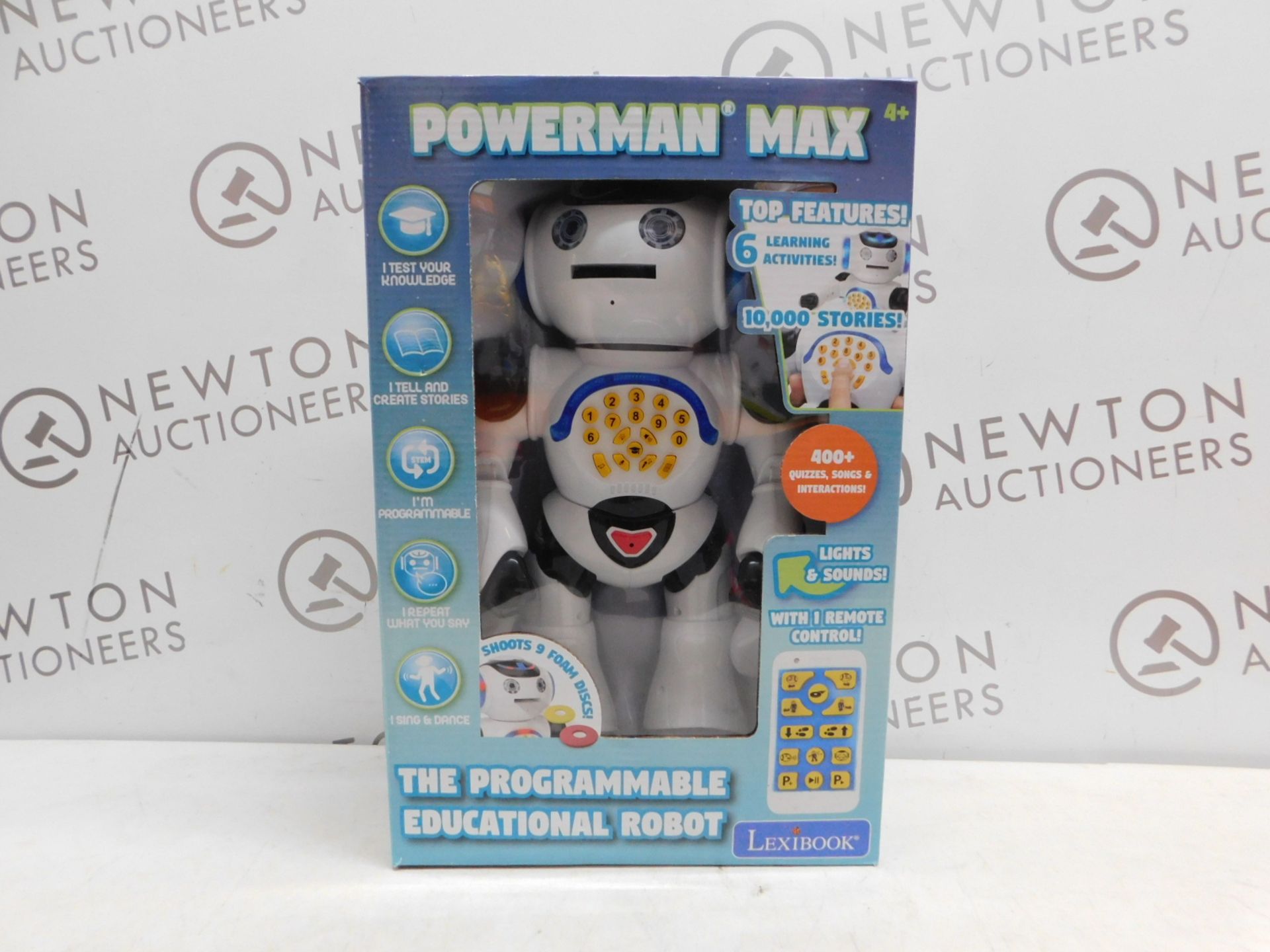 1 BOXED LEXIBOOK POWERMAN EDUCATIONAL REMOTE CONTROL TOY ROBOT RRP Â£49.99