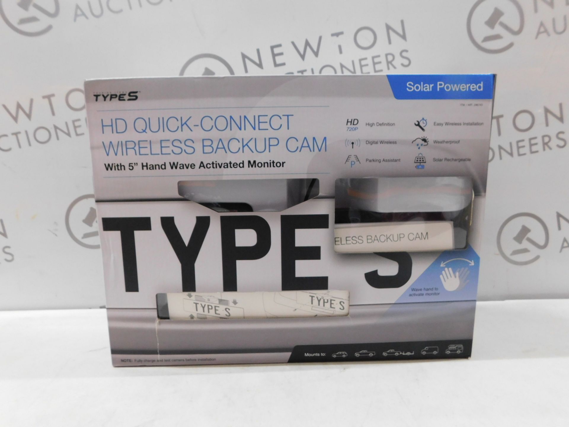1 BOXED TYPE S HD QUICK-CONNECT WIRELESS BACKUP CAMERA RRP Â£139