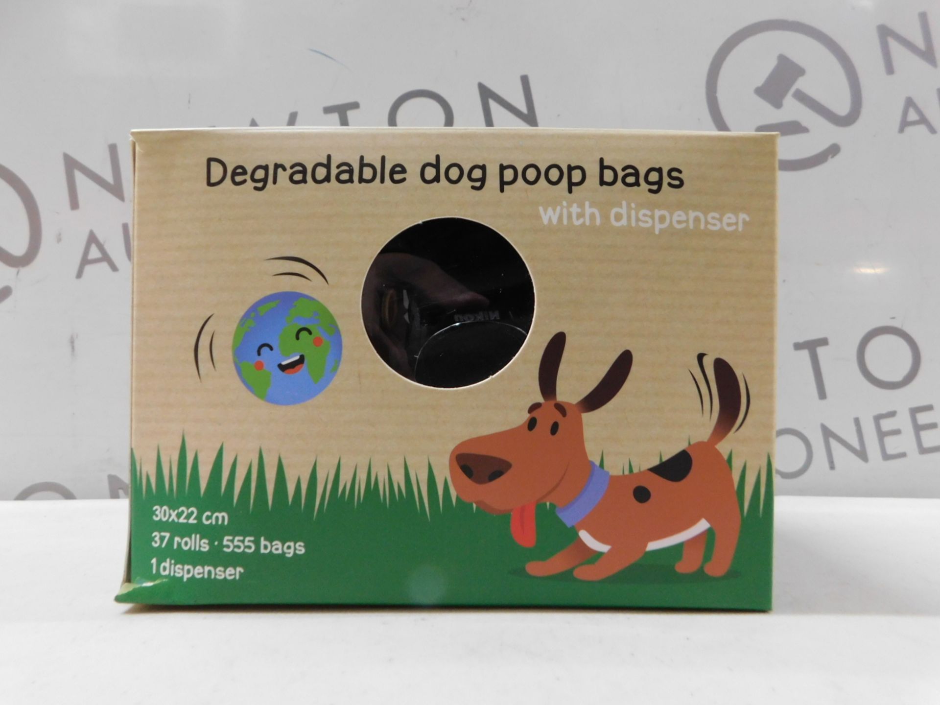 1 BOXED DEGRADABLE DOG POOP BAGS WITH DISPENSER RRP Â£19