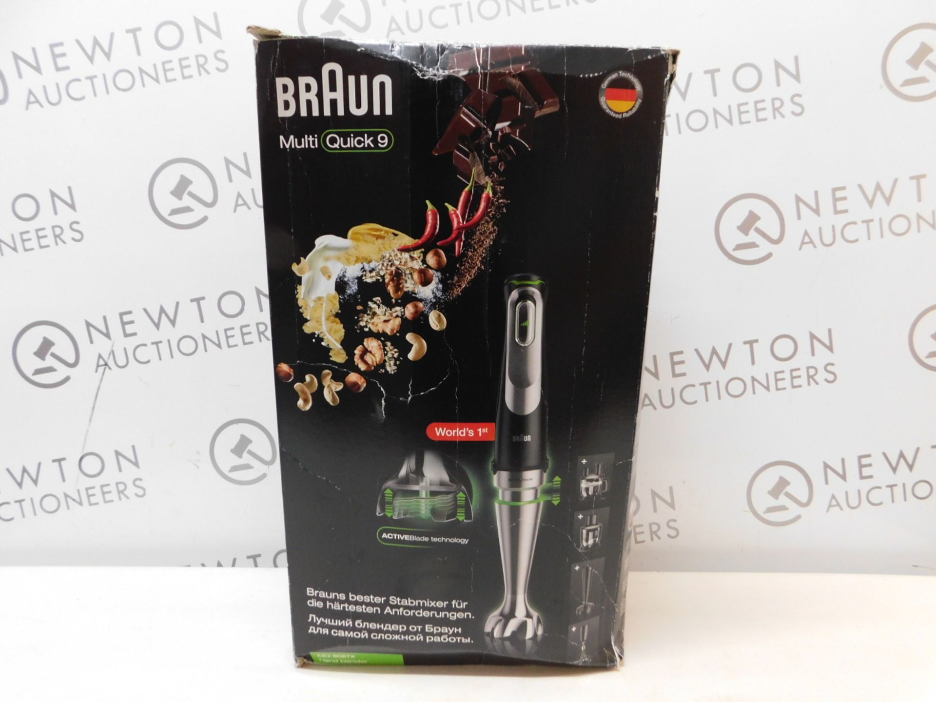 1 BRAUN MULTI-QUICK 9 MQ9087X HAND BLENDER WITH ACCESSORIES RRP Â£149.99