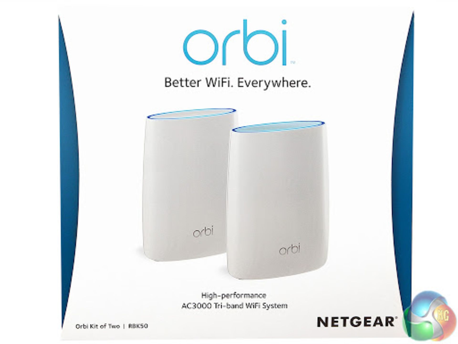 1 BOXED NETGEAR ORBI WHOLE HOME WIFI SYSTEM MODEL AC3000 COVERS UPTO 350 METERS SQUARED RRP Â£349