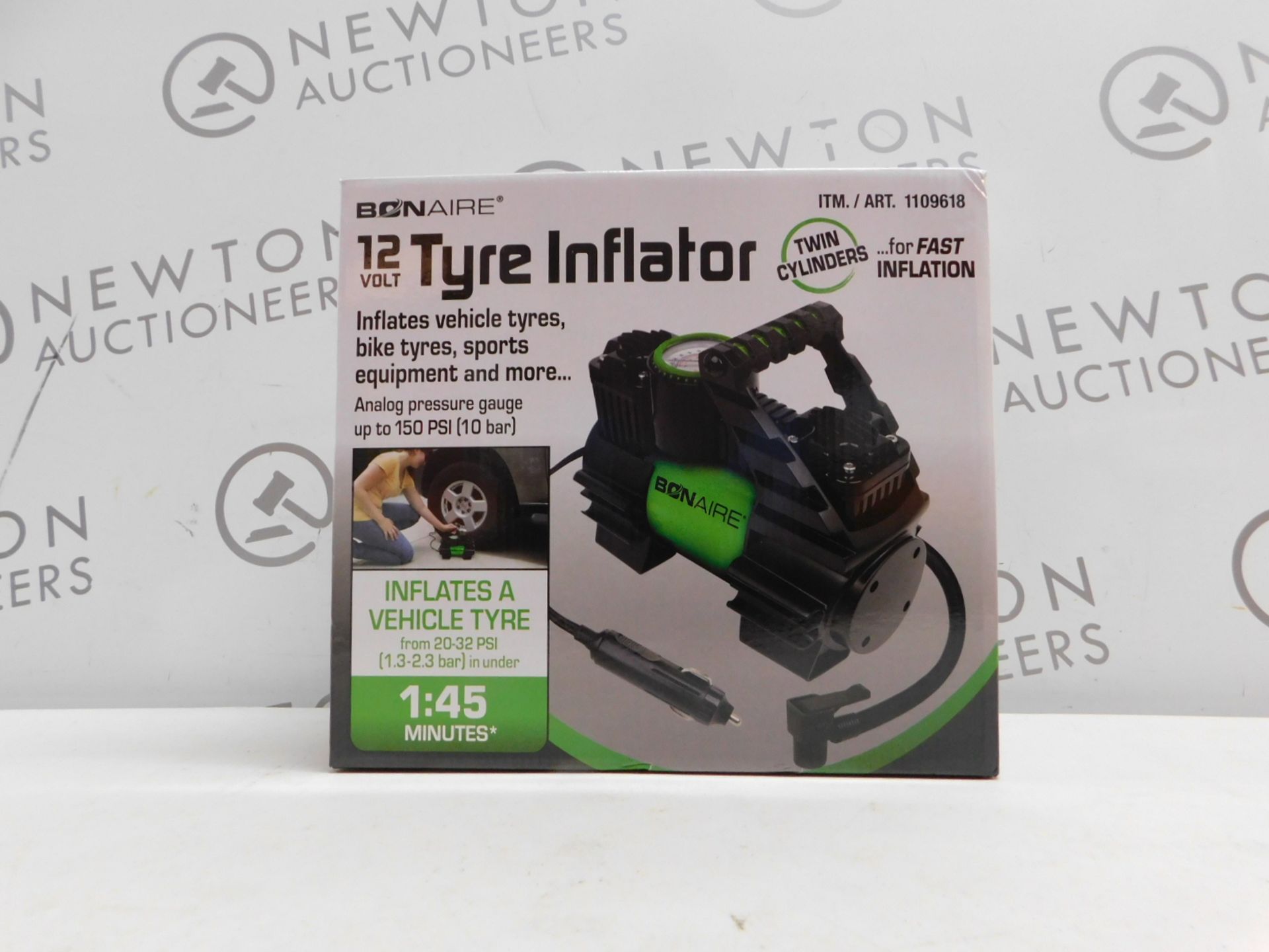 1 BOXED BONAIRE TC12CUK 12 VOLT INFLATOR RRP Â£49.99