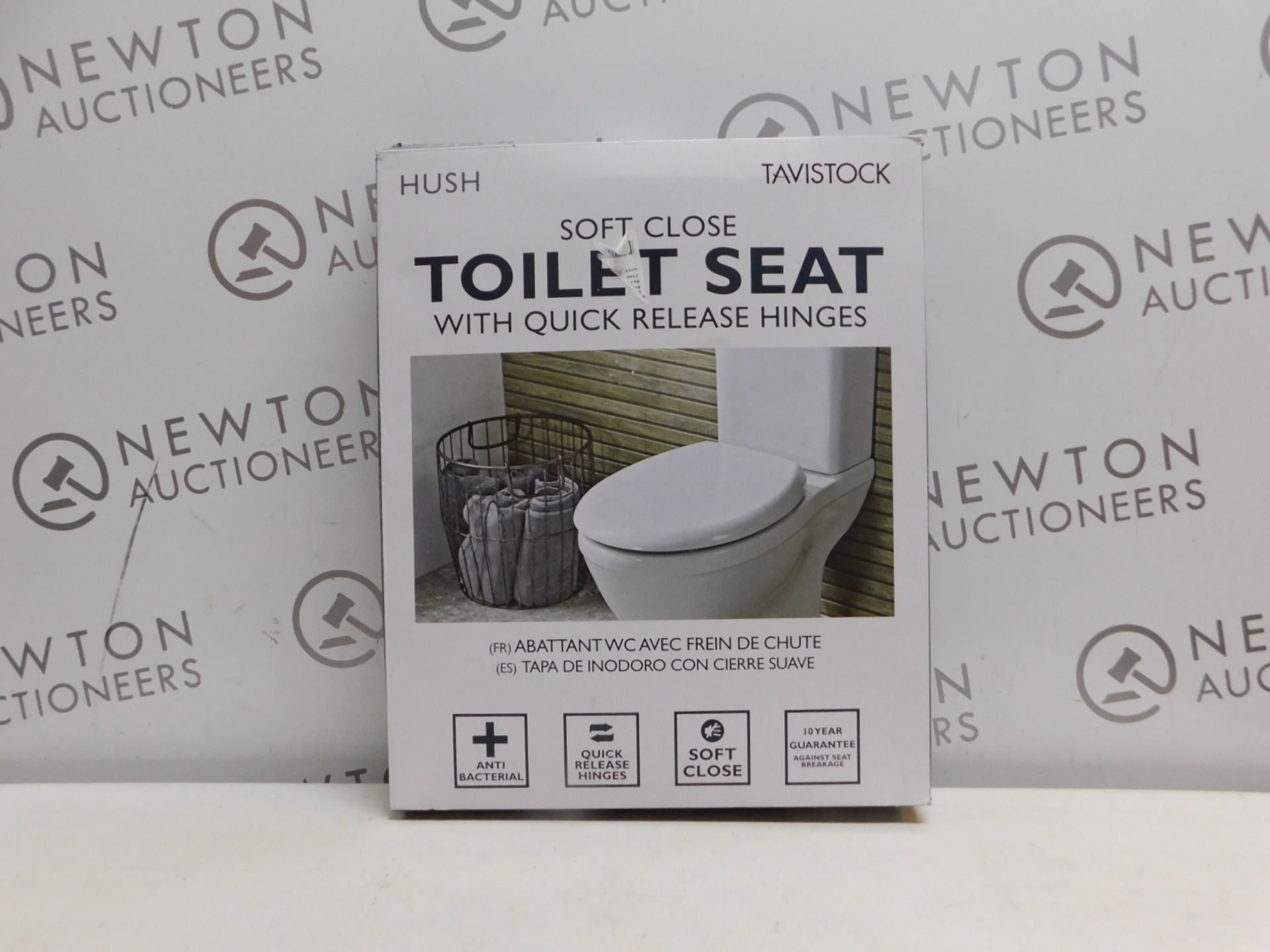 1 BOXED TAVISTOCK HUSH SOFT CLOSE QUICK RELEASE TOILET SEAT RRP Â£39.99