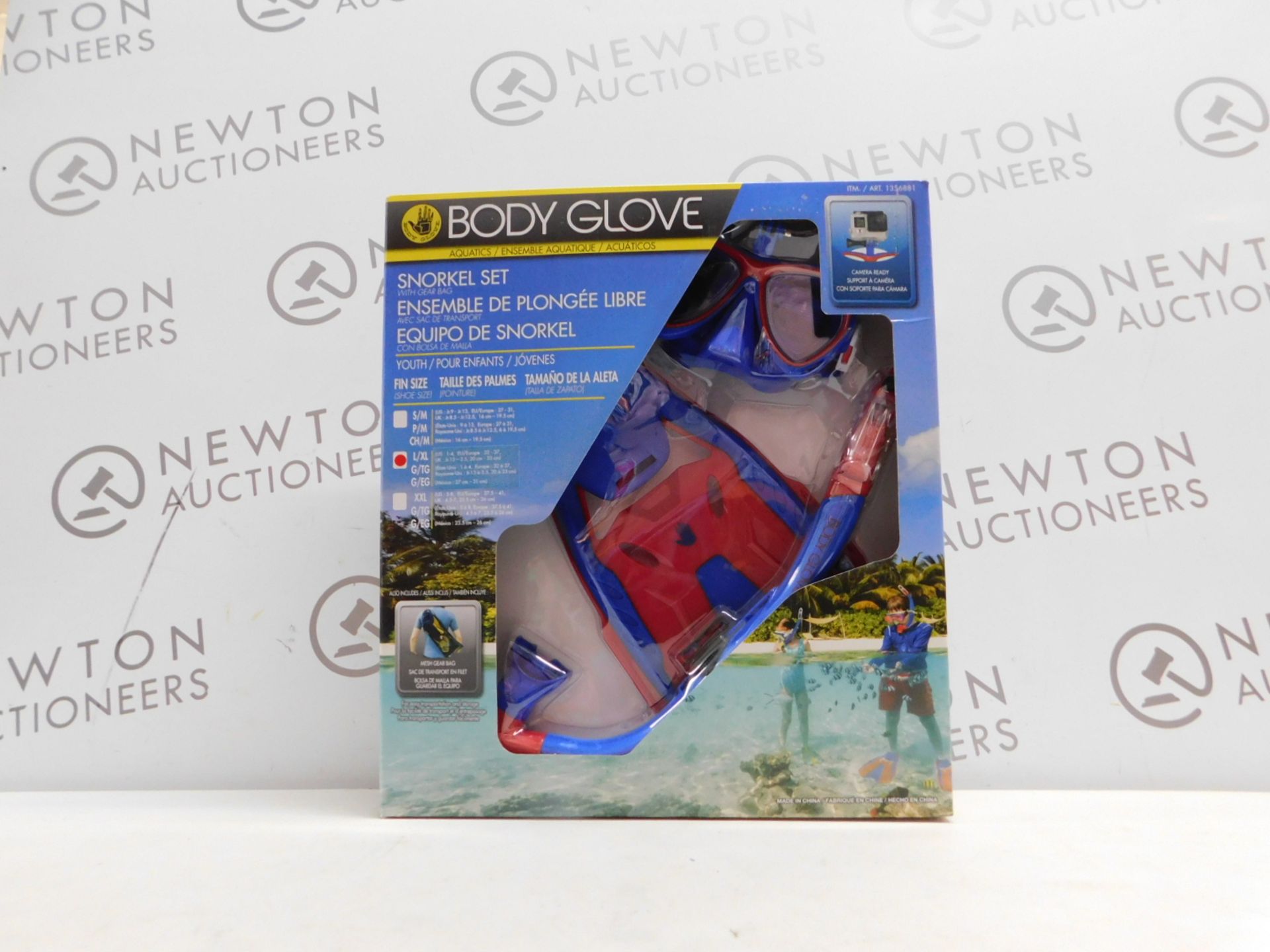 1 BRAND NEW BOXED BODY GLOVE SNORKEL SET RRP Â£49