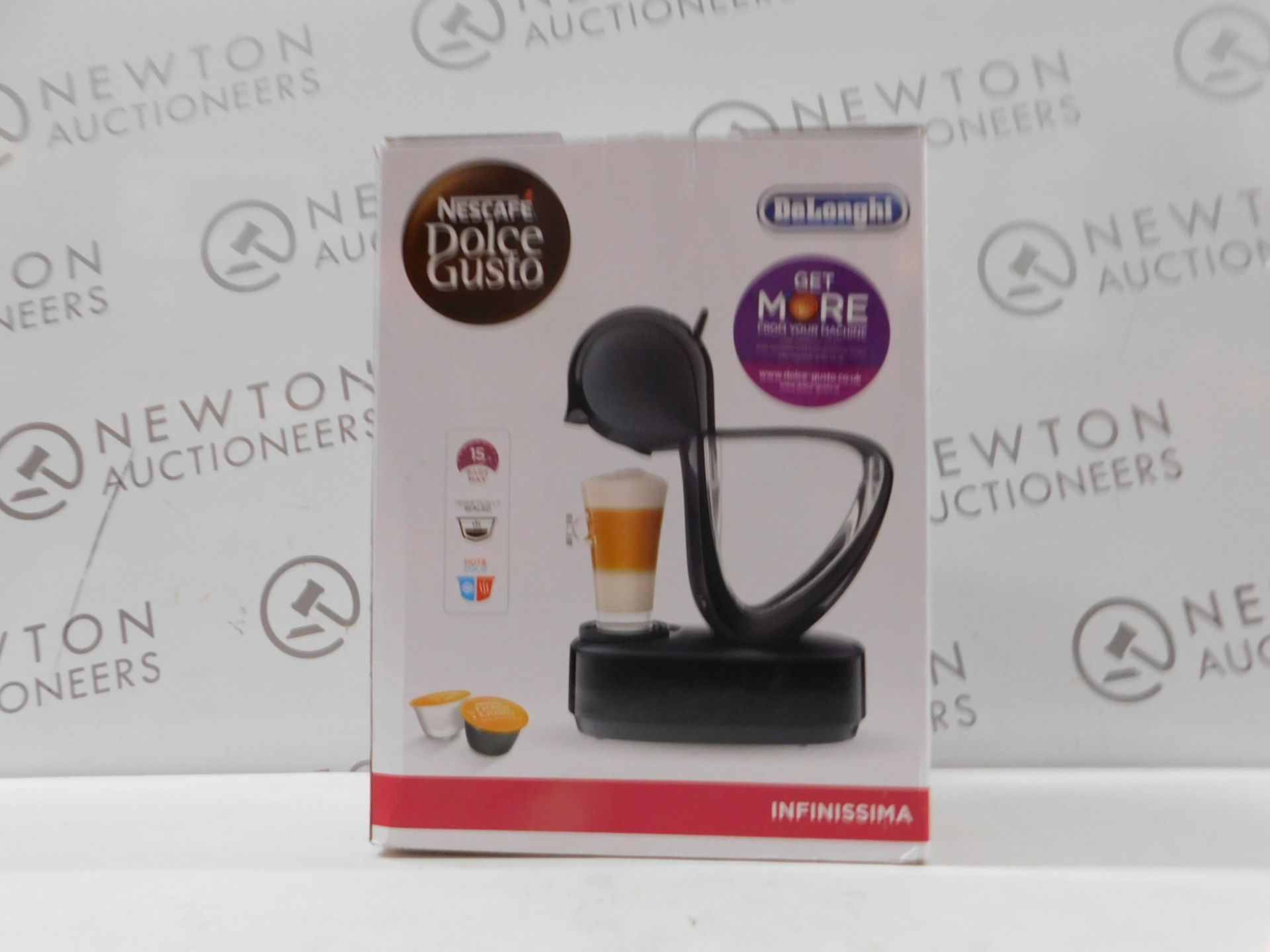 1 BOXED NESCAFE DOLCE GUSTO INFINISSIMA AUTOMATIC COFFEE POD MACHINE BY DELONGHI RRP Â£114.99