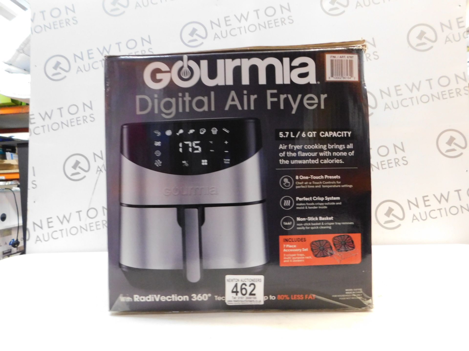 1 BOXED GOURMIA 6QT/5.7L DIGITAL AIR FRYER RRP Â£89.99