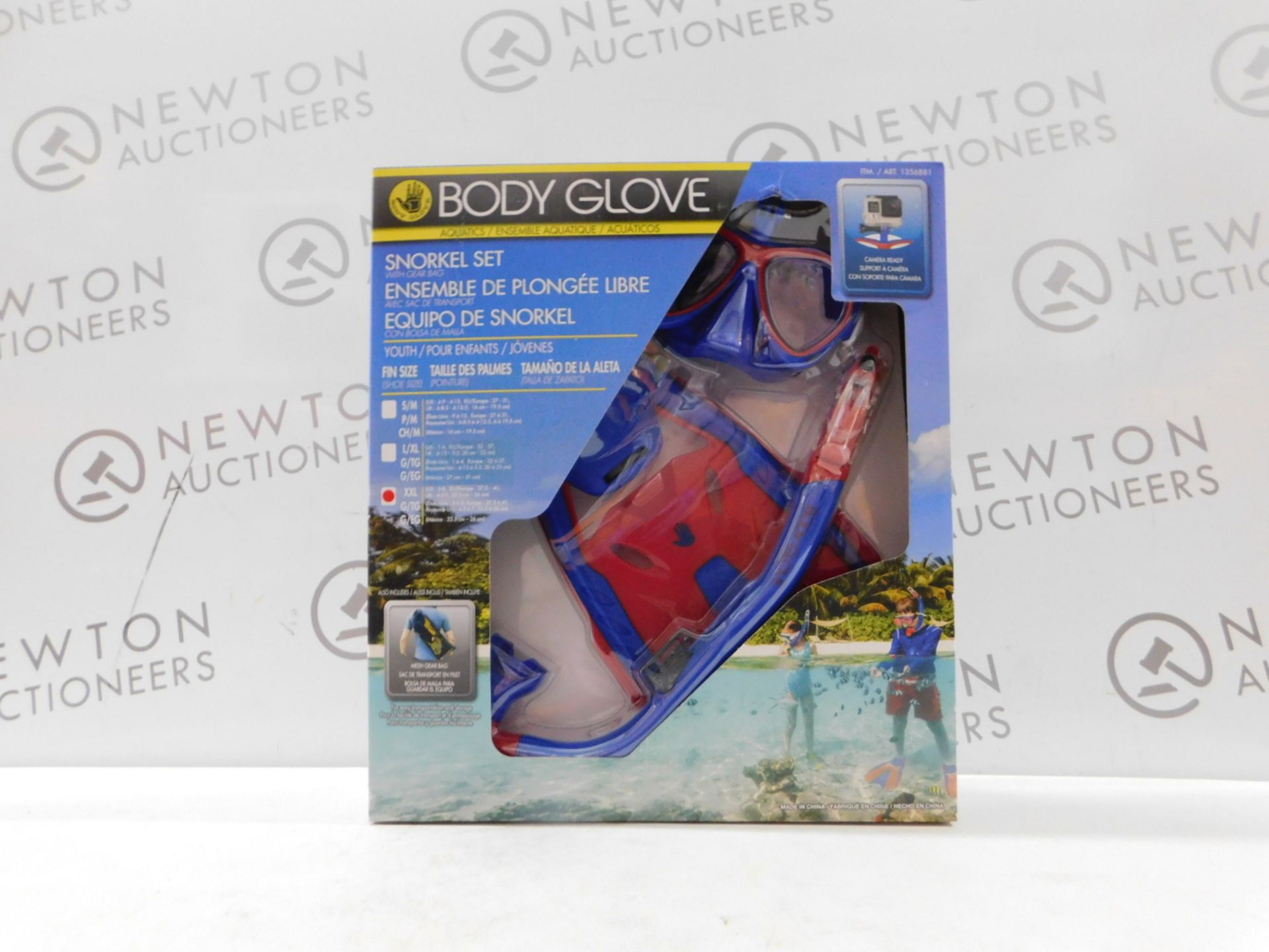 1 BRAND NEW BOXED BODY GLOVE SNORKEL SET RRP Â£49