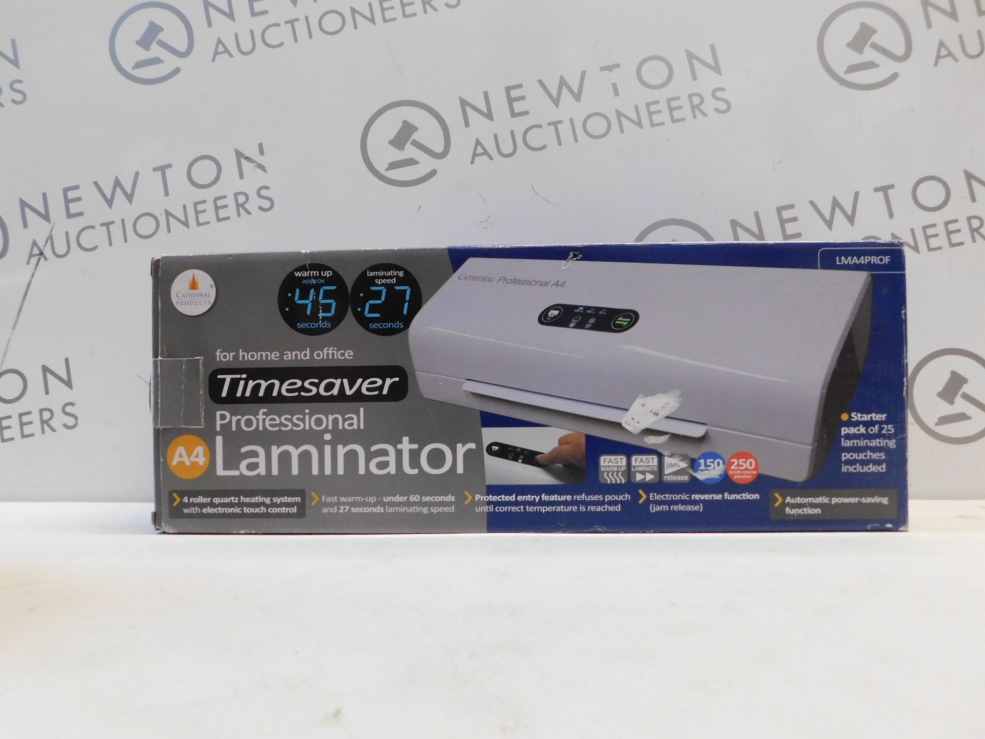 1 BOXED CATHEDRAL TIMESAVER PROFESSIONAL A4 LAMINATOR RRP Â£64.99