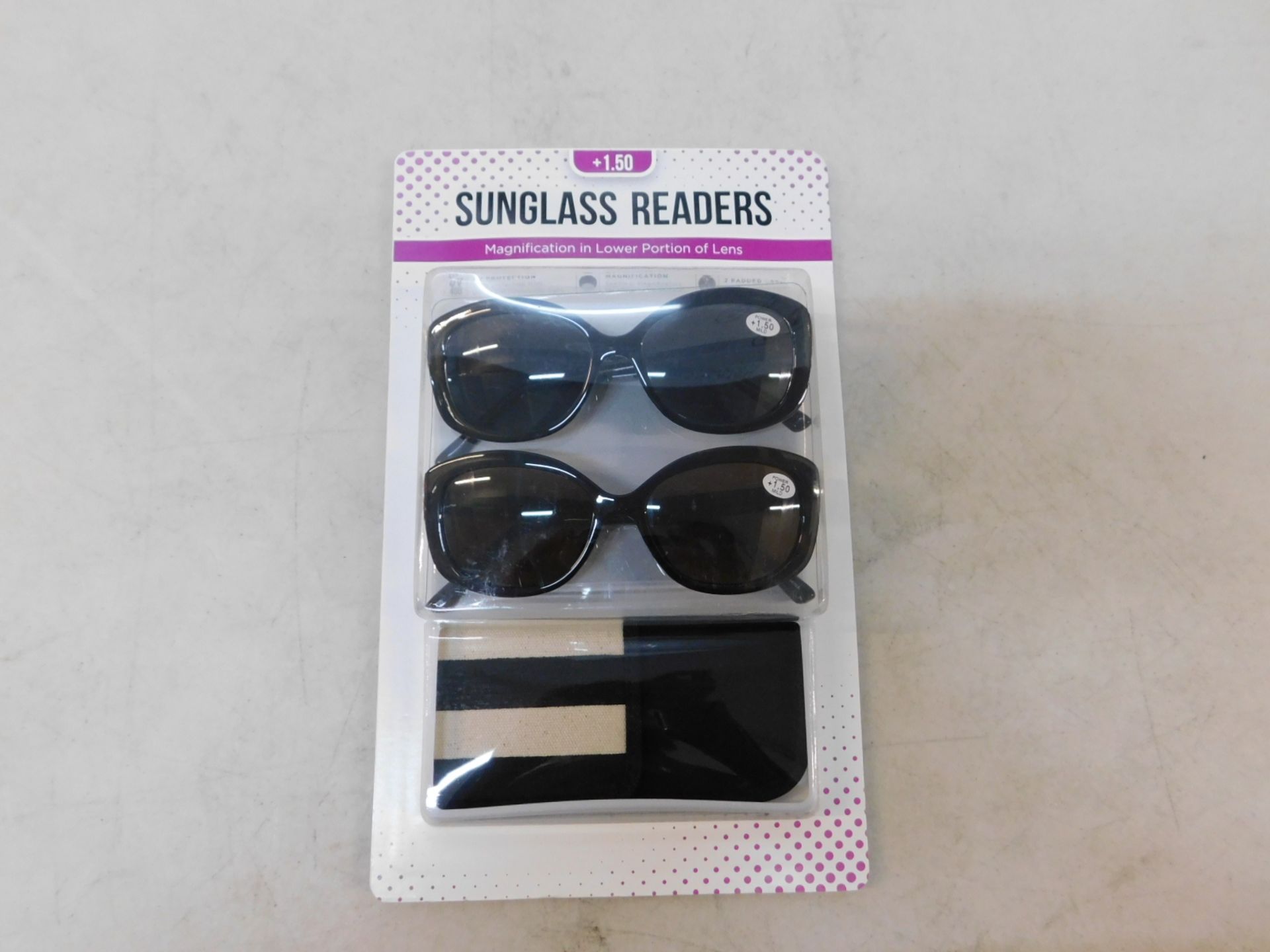 1 BRAND NEW PACK OF SUNGLASS READERS IN +1.75 STRENGTH RRP Â£19.99