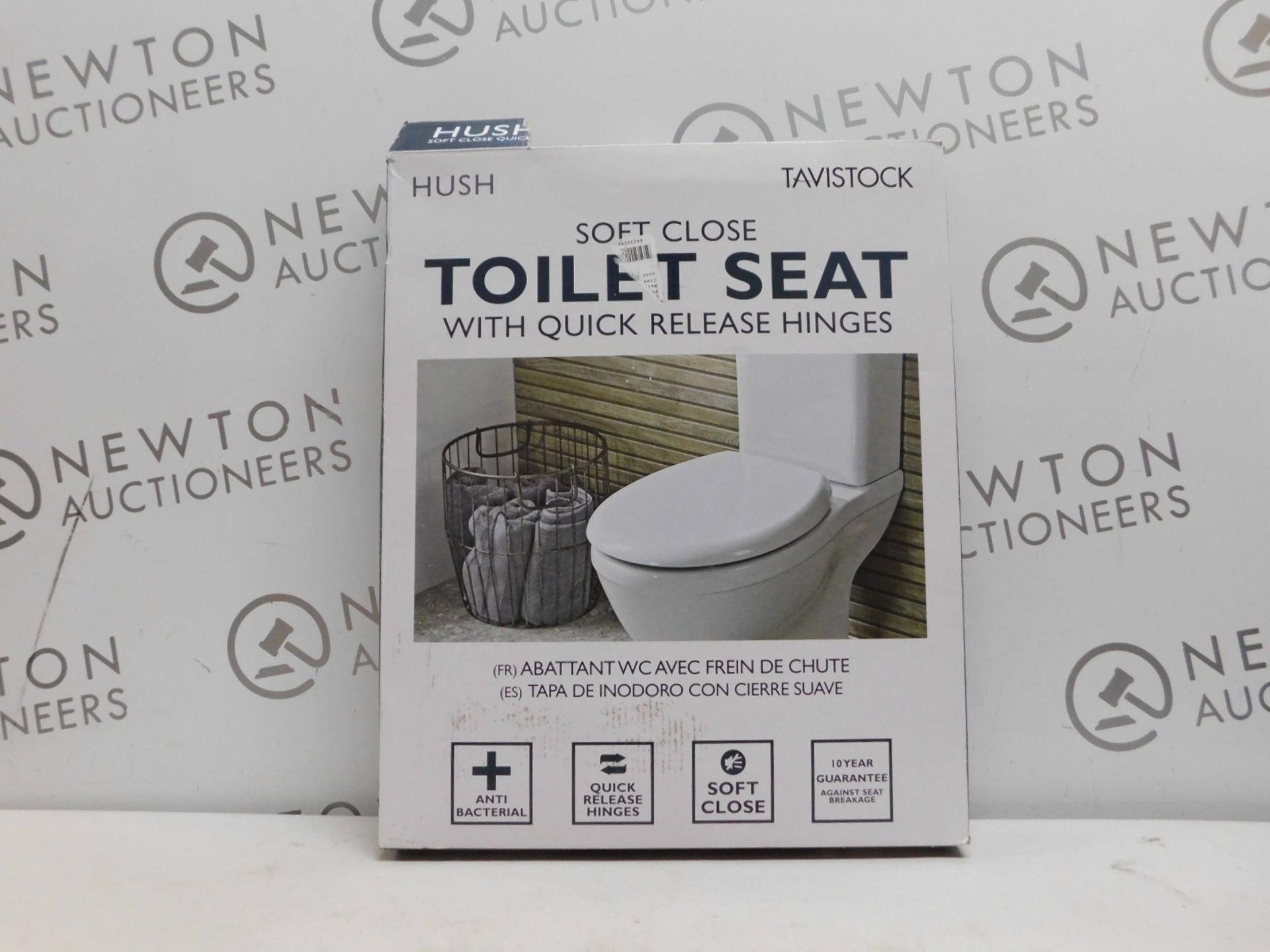 1 BOXED TAVISTOCK HUSH SOFT CLOSE QUICK RELEASE TOILET SEAT RRP Â£39.99