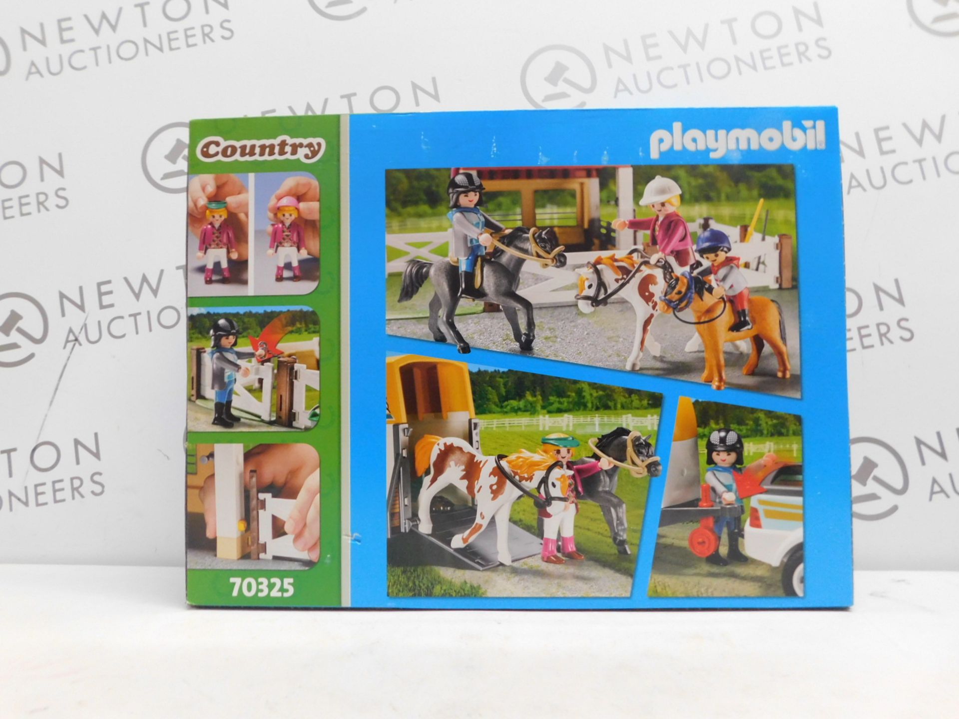 1 BRAND NEW BOXED PLAYMOBIL COUNTRY FARM PLAY SET WITH TRAILER STABLES HORSE RRP Â£39