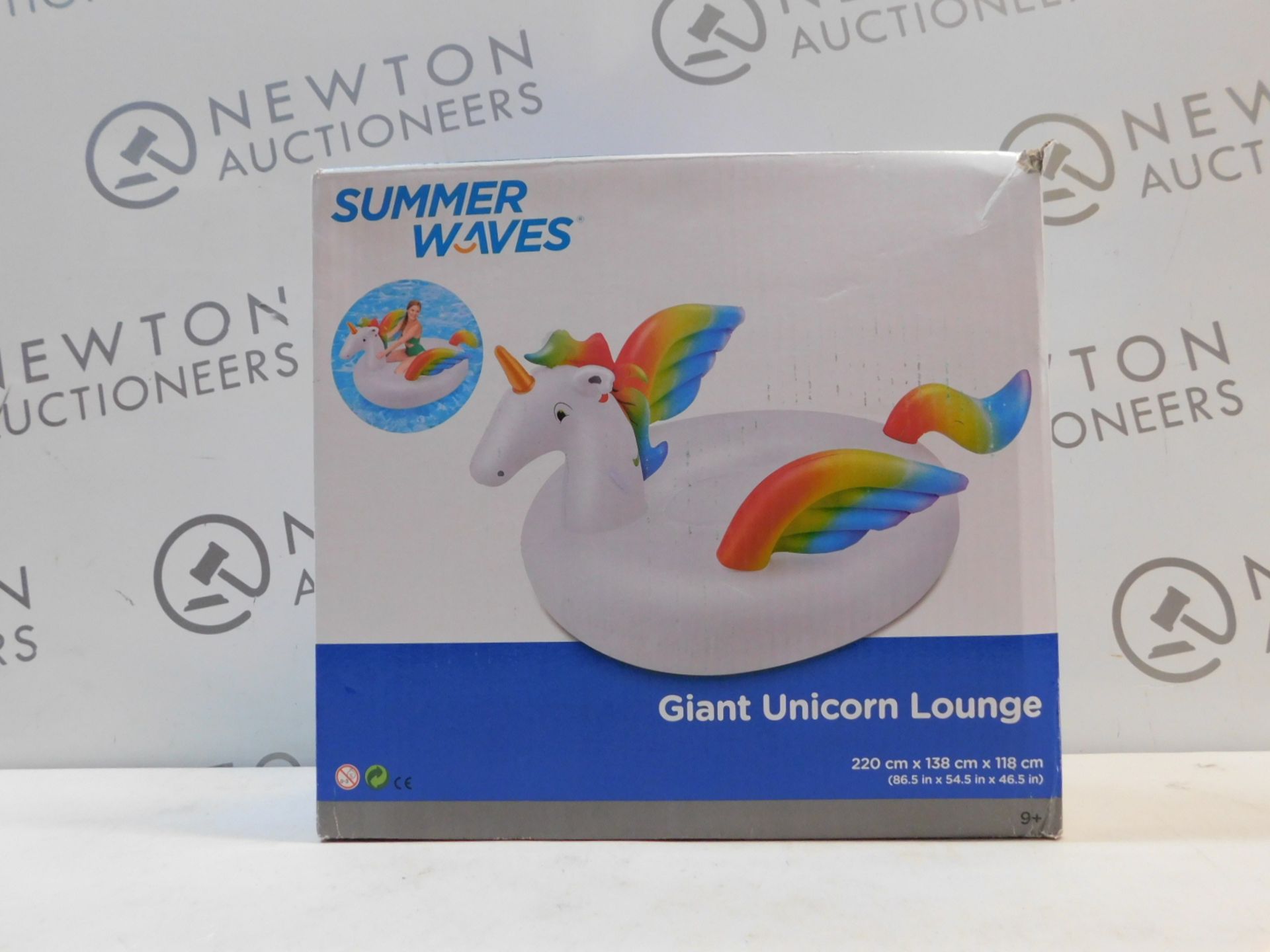 1 BOXED POLYGROUP SUMMER WAVES GIANT UNICORN LOUNGE RRP Â£29.99