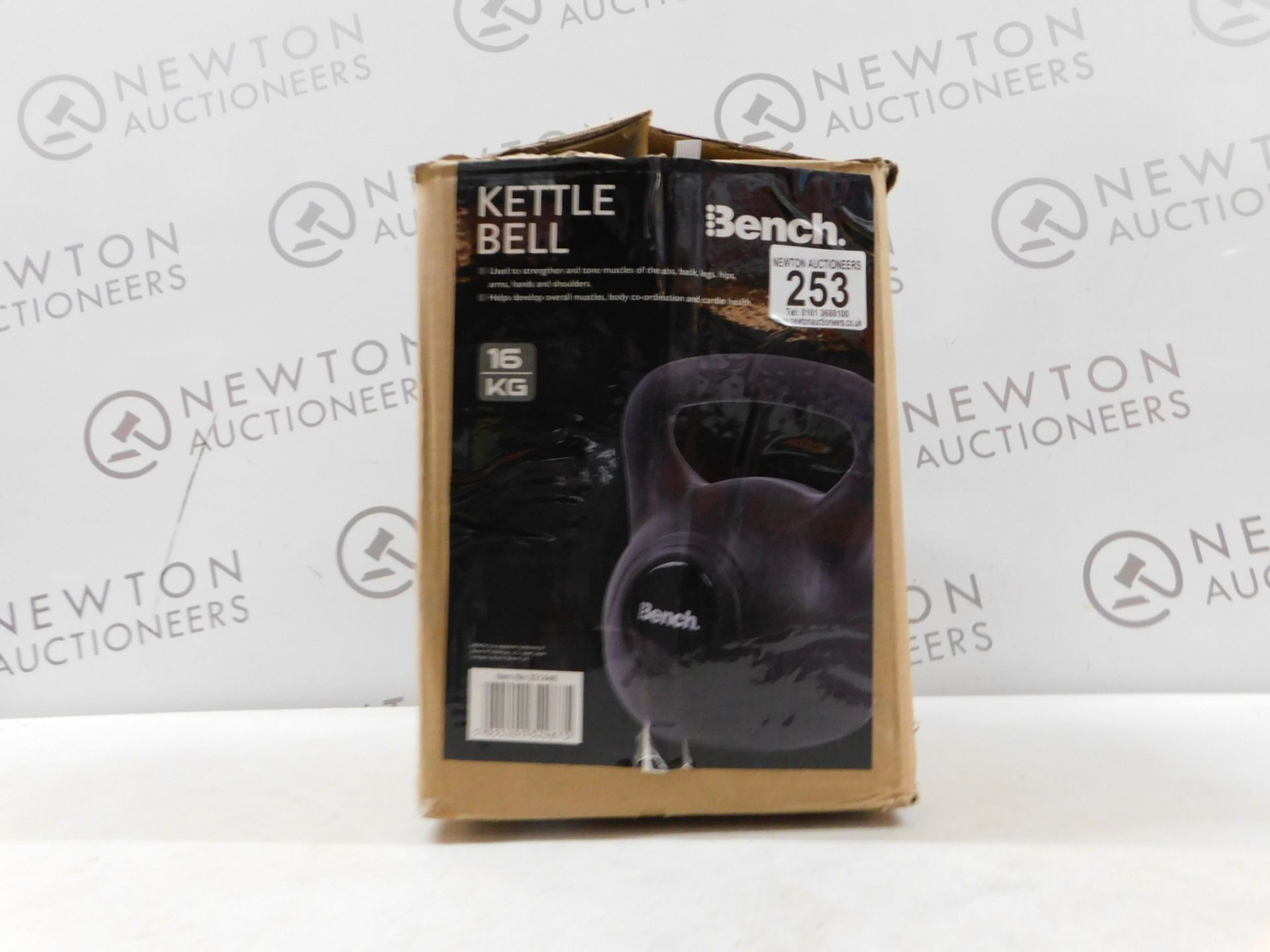 1 BOXED BENCH 16KG KETTLEBELL RRP Â£49