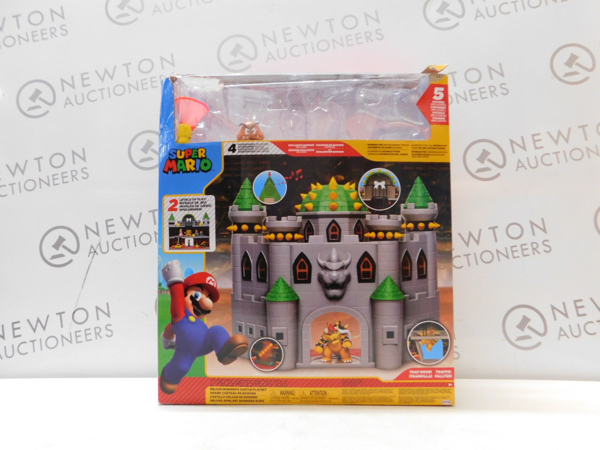 1 BOXED SUPER MARIO BOWSER CASTLE PLAYSET RRP Â£29