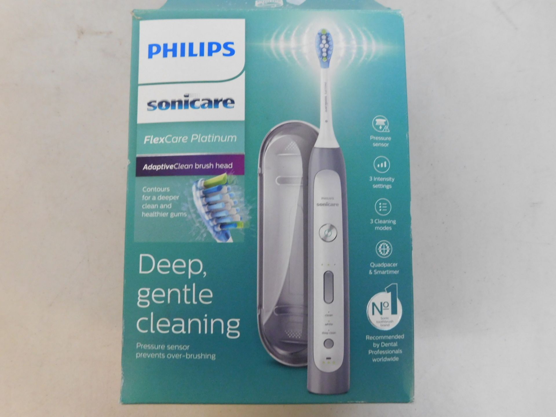 1 BOXED PHILIPS SONICARE FLEXCARE PLATINUM ELECTRIC TOOTHBRUSH MODEL HX9111/21 RRP Â£199