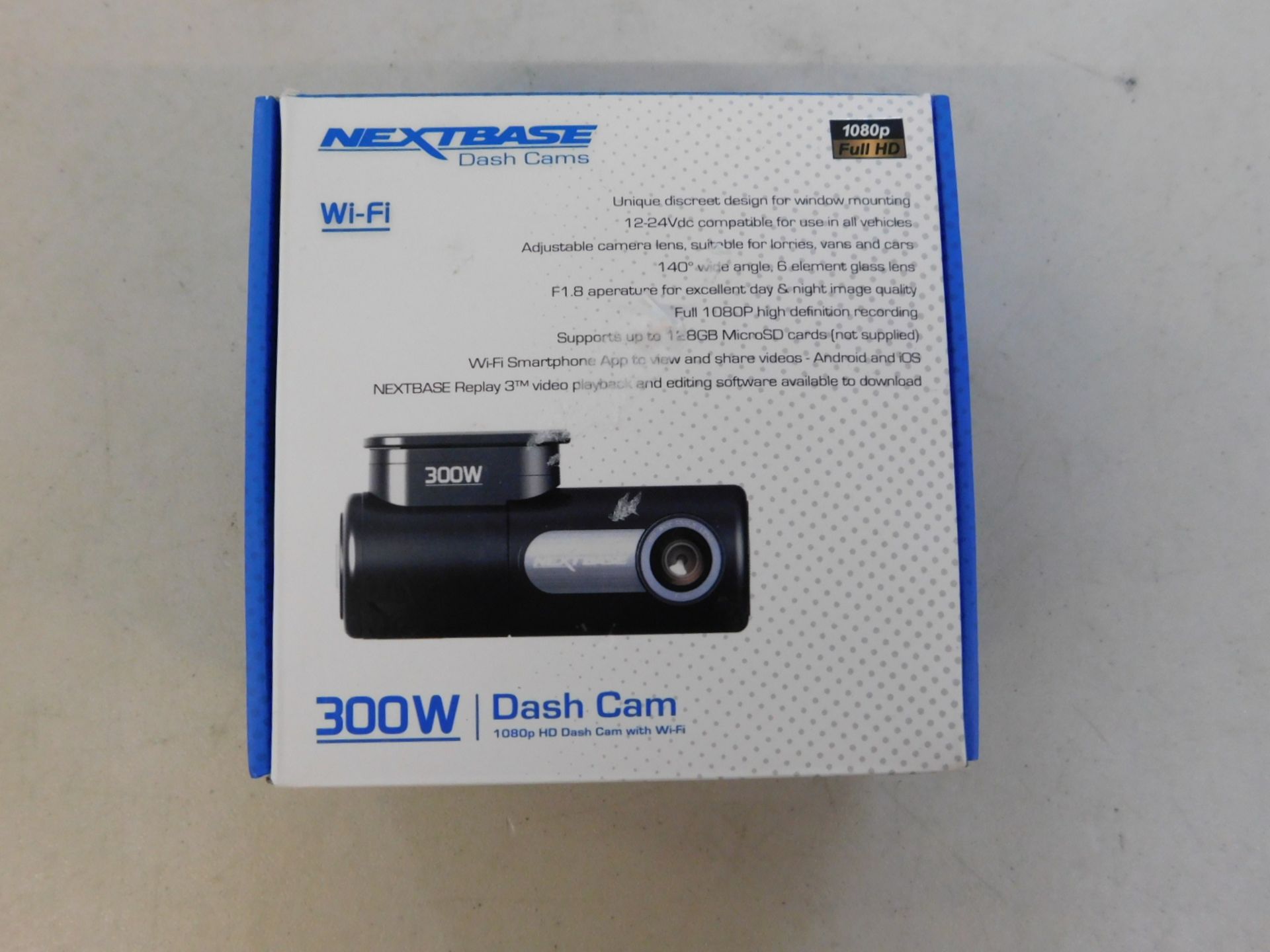 1 BOXED NEXTBASE PROFESSIONAL HIGH DEFINITION IN CAR DASHCAM MODEL NBDVR300W RRP Â£149.99