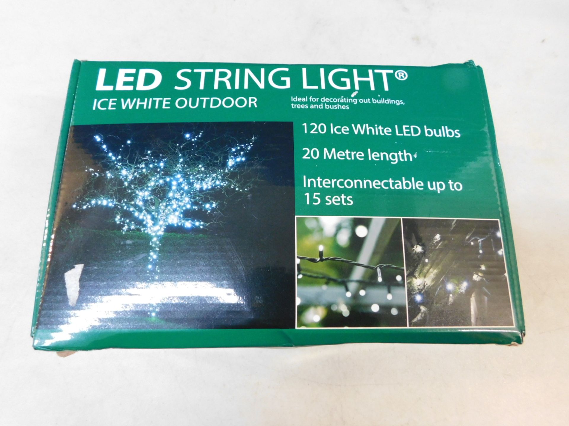 1 BOXED LED STRING LIGHT 20 METERS RRP Â£59.99