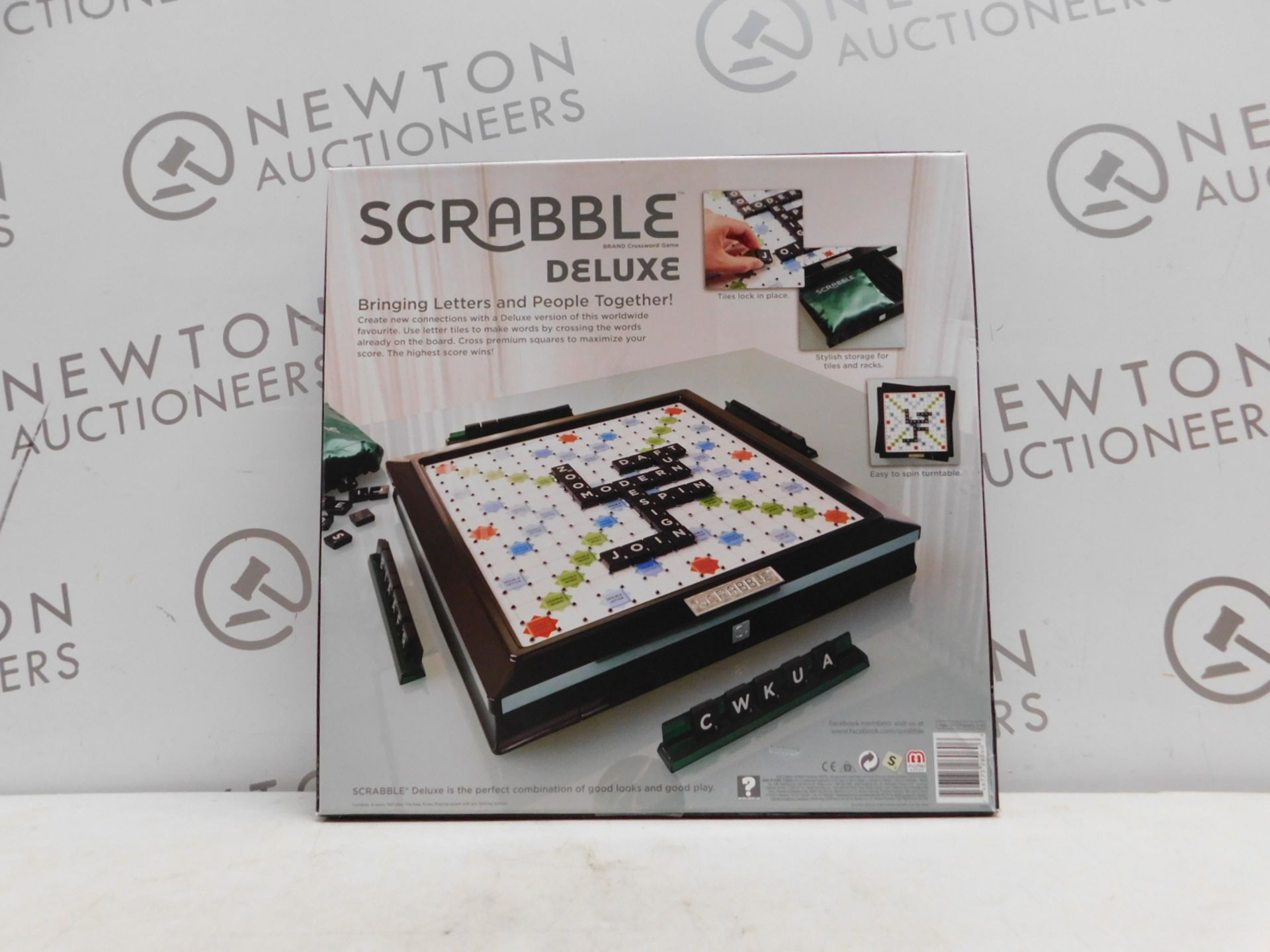 1 BOXED SCRABBLE DELUXE BOARD GAME RRP Â£49