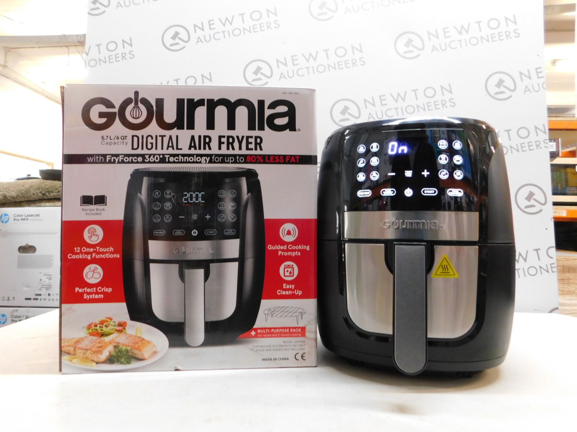 1 BOXED GOURMIA DIGITAL AIR FRYER 5.7L RRP Â£89.99 (POWERS ON, EXCELLENT CONDITION)