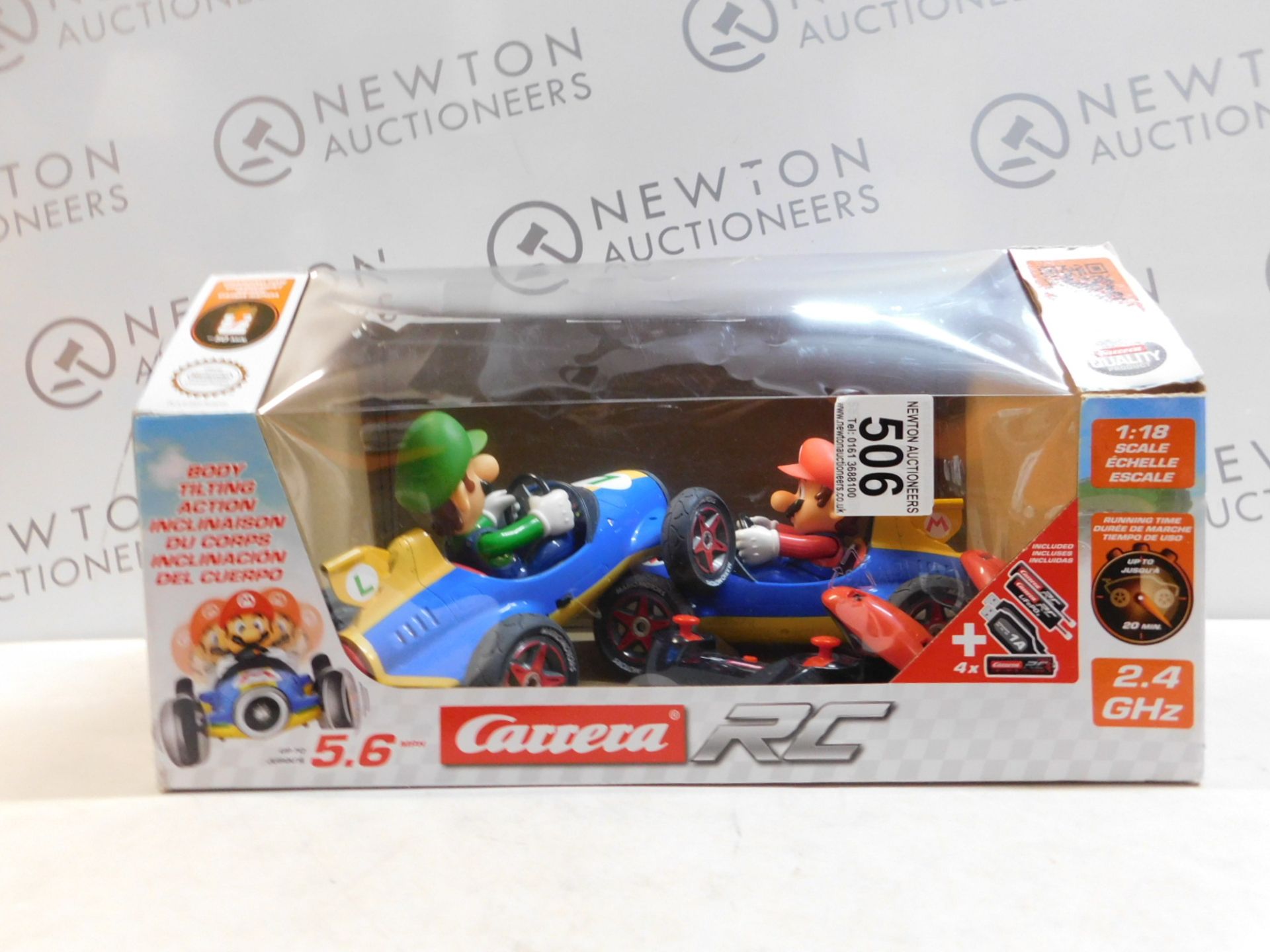 1 BOXED CARRERA REMOTE CONTROLLED MARIO RACE KART TOYS WITH SOUND RRP Â£79.99