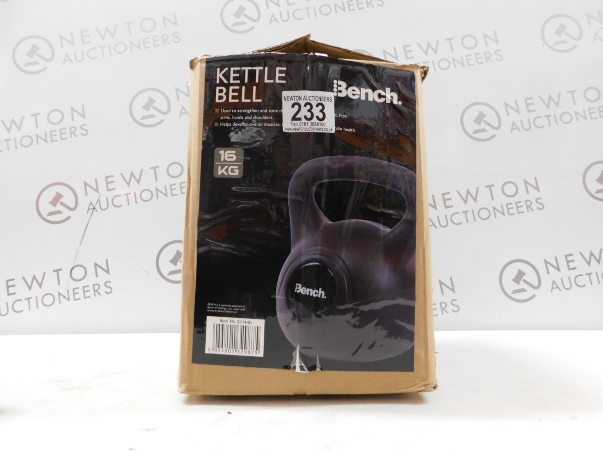 1 BOXED BENCH 16KG KETTLEBELL RRP Â£49