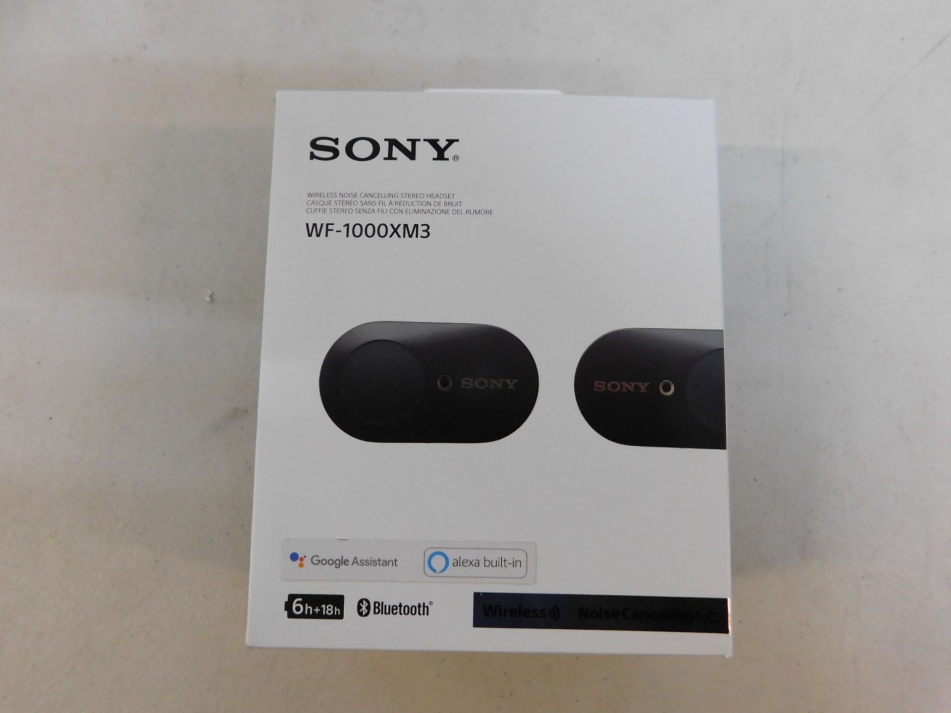 1 BOXED SONY EAR BUDS MODEL WF-1000XM3 RRP Â£229.99