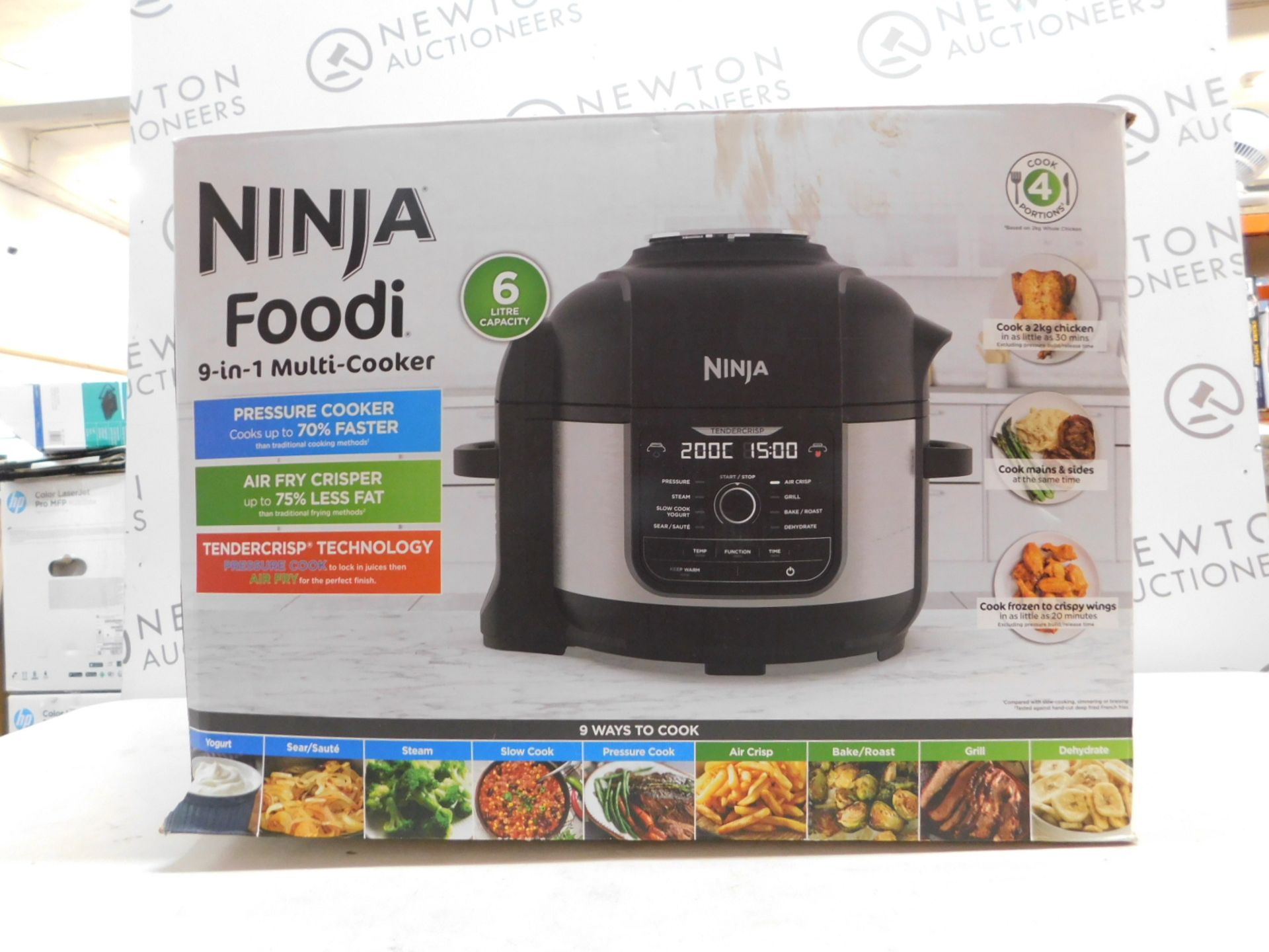 1 BOXED NINJA FOODI MAX 9-IN-1 6L MULTI PRESSURE COOKER & AIR FRYER RRP Â£199