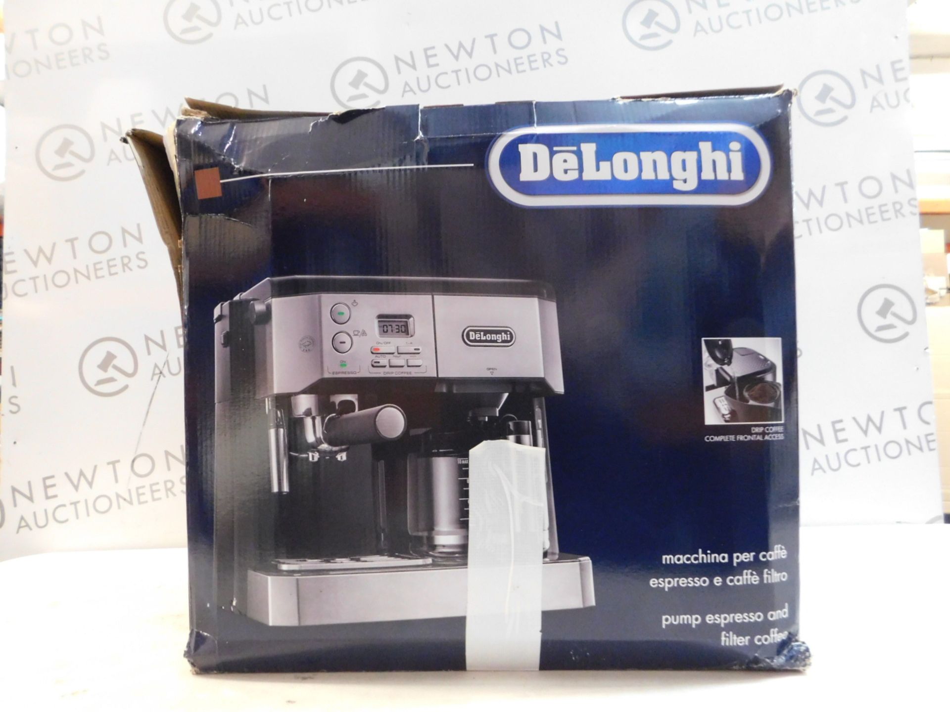 1 BOXED DELONGHI COMBI BCO431.S FILTER COFFEE MACHINE RRP Â£299