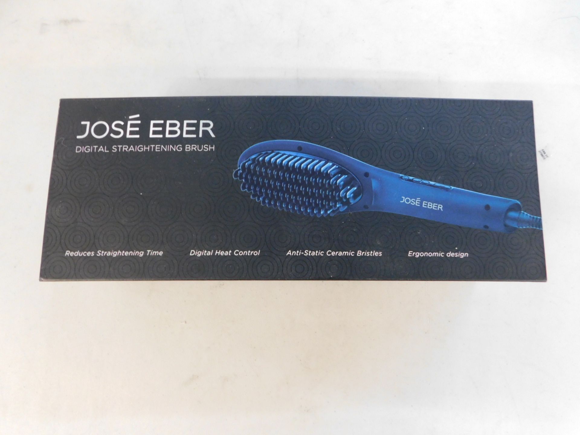 1 BOXED JOSE EBER DIGITAL STRAIGHTENING BRUSH RRP Â£79.99