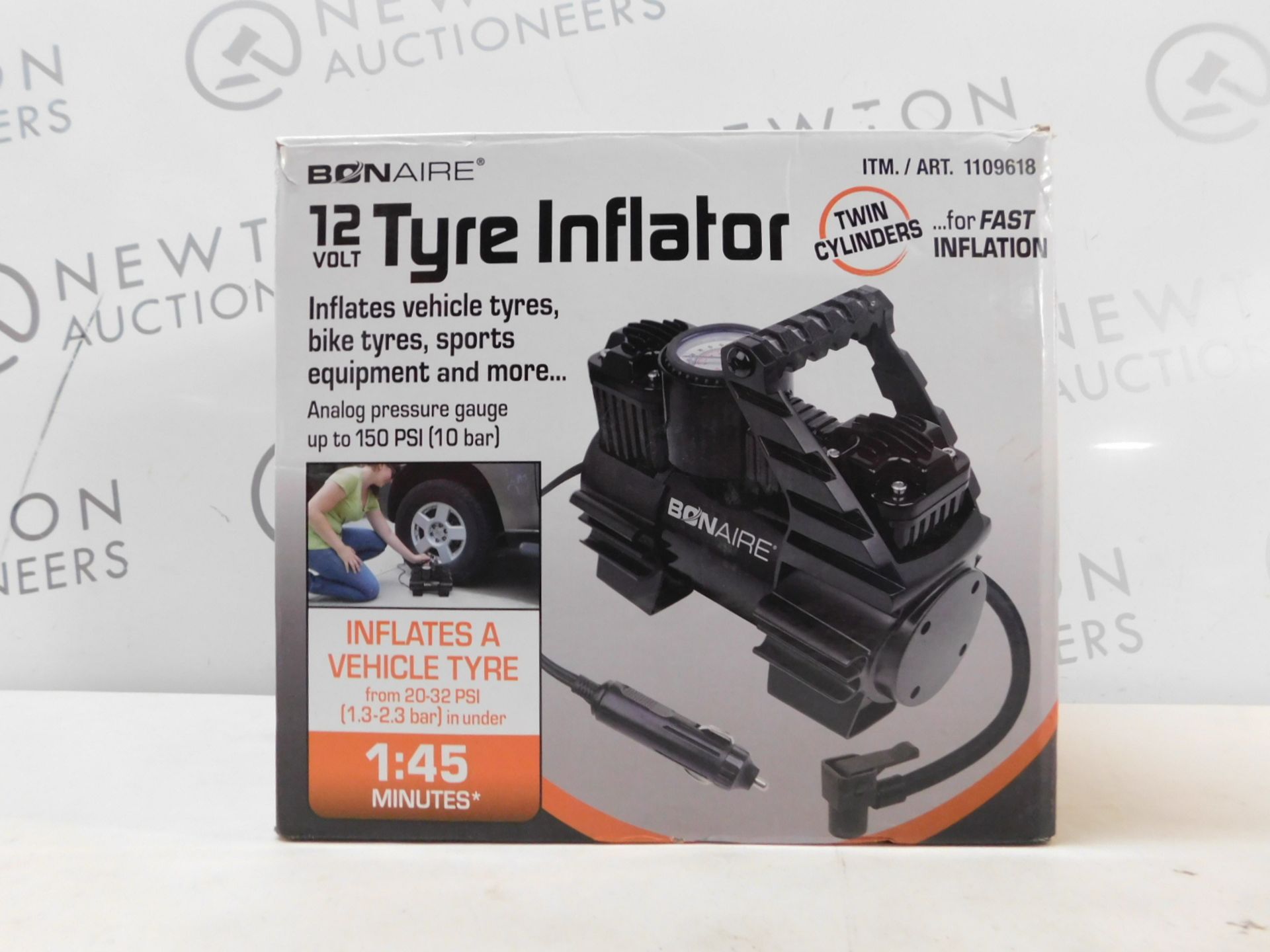 1 BOXED BONAIRE TC12CUK 12 VOLT INFLATOR RRP Â£49.99