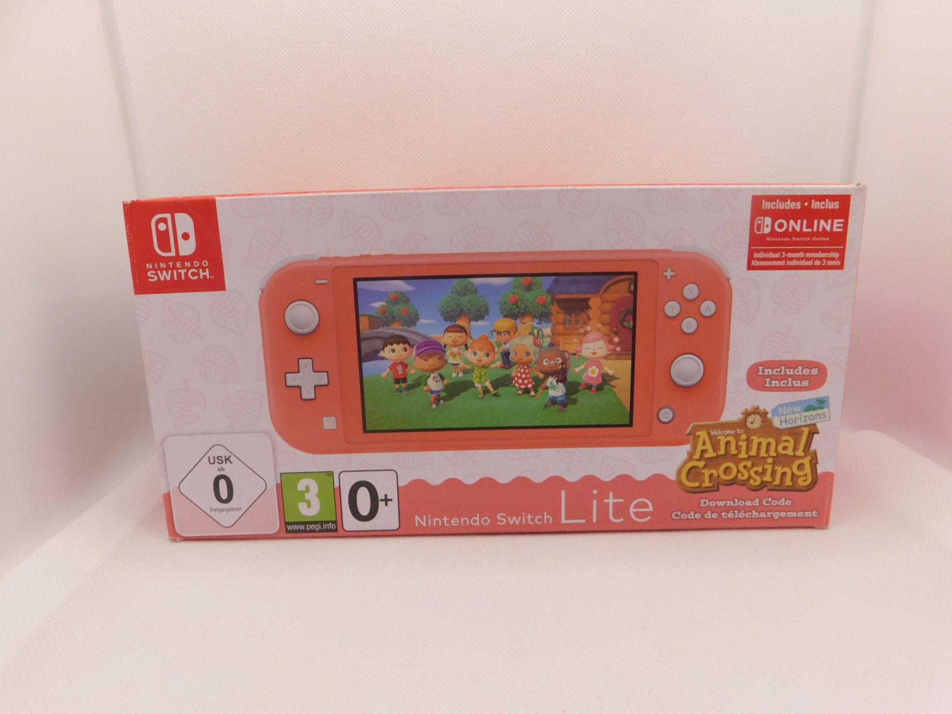 1 BOXED NINTENDO SWITCH LITE IN CORAL RRP Â£199