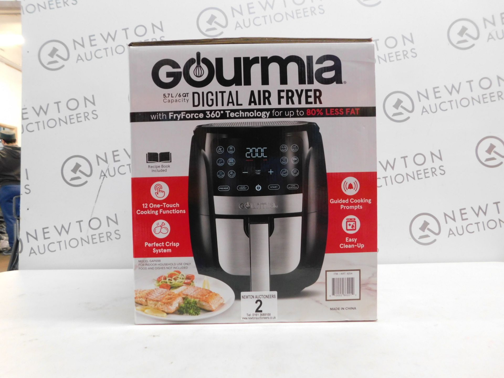 1 BOXED GOURMIA 5.7L DIGITAL AIR FRYER RRP Â£89.99