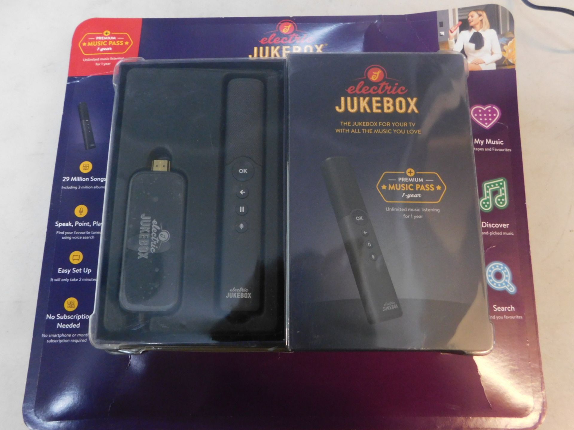 1 PACK OF ELECTRIC JUKEBOX STICK WITH REMOTE CONTROL RRP Â£199