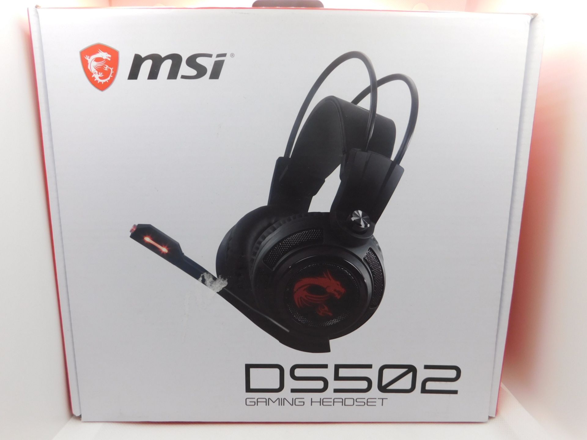 1 BOXED MSI DS502 TRUE GAMING HEADSET RRP Â£64.99