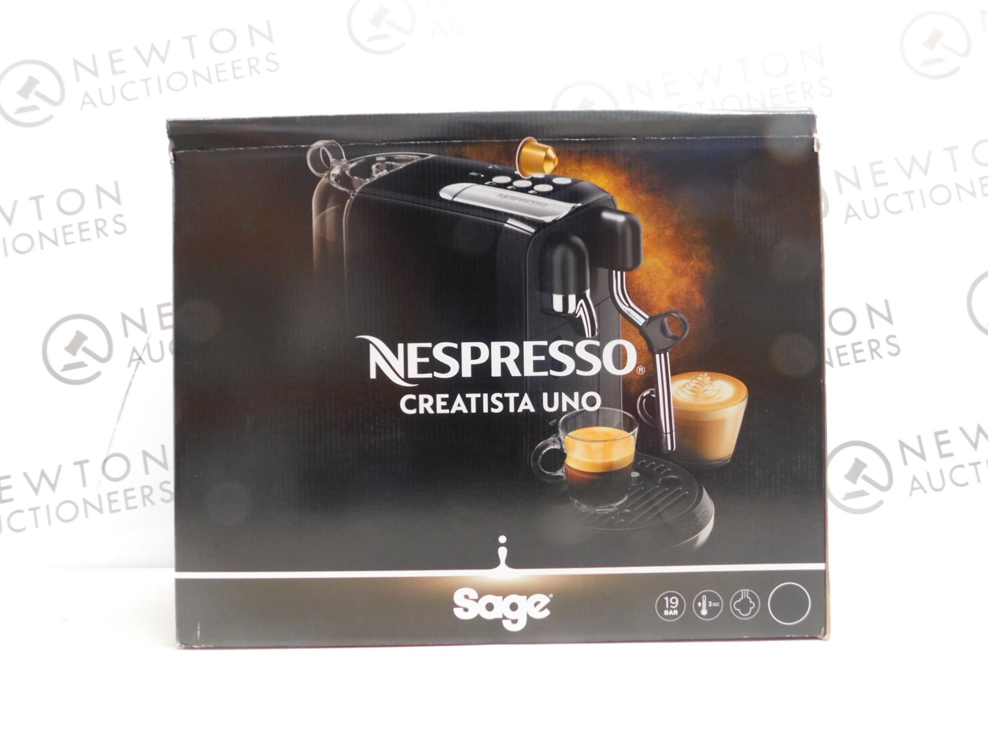 1 BOXED NESPRESSO BY SAGE CREATISTA UNO SNE500 COFFEE MACHINE RRP Â£399