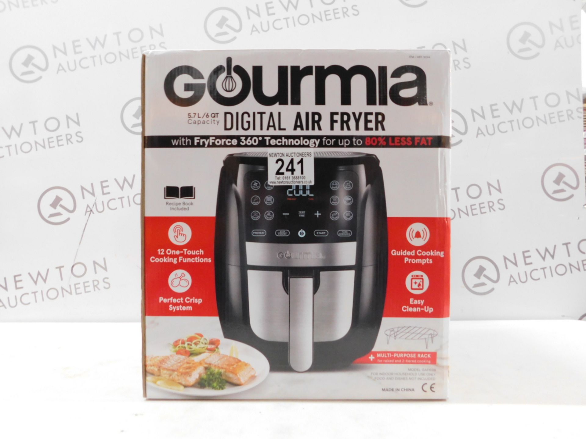 1 BOXED GOURMIA 5.7L DIGITAL AIR FRYER RRP Â£89.99