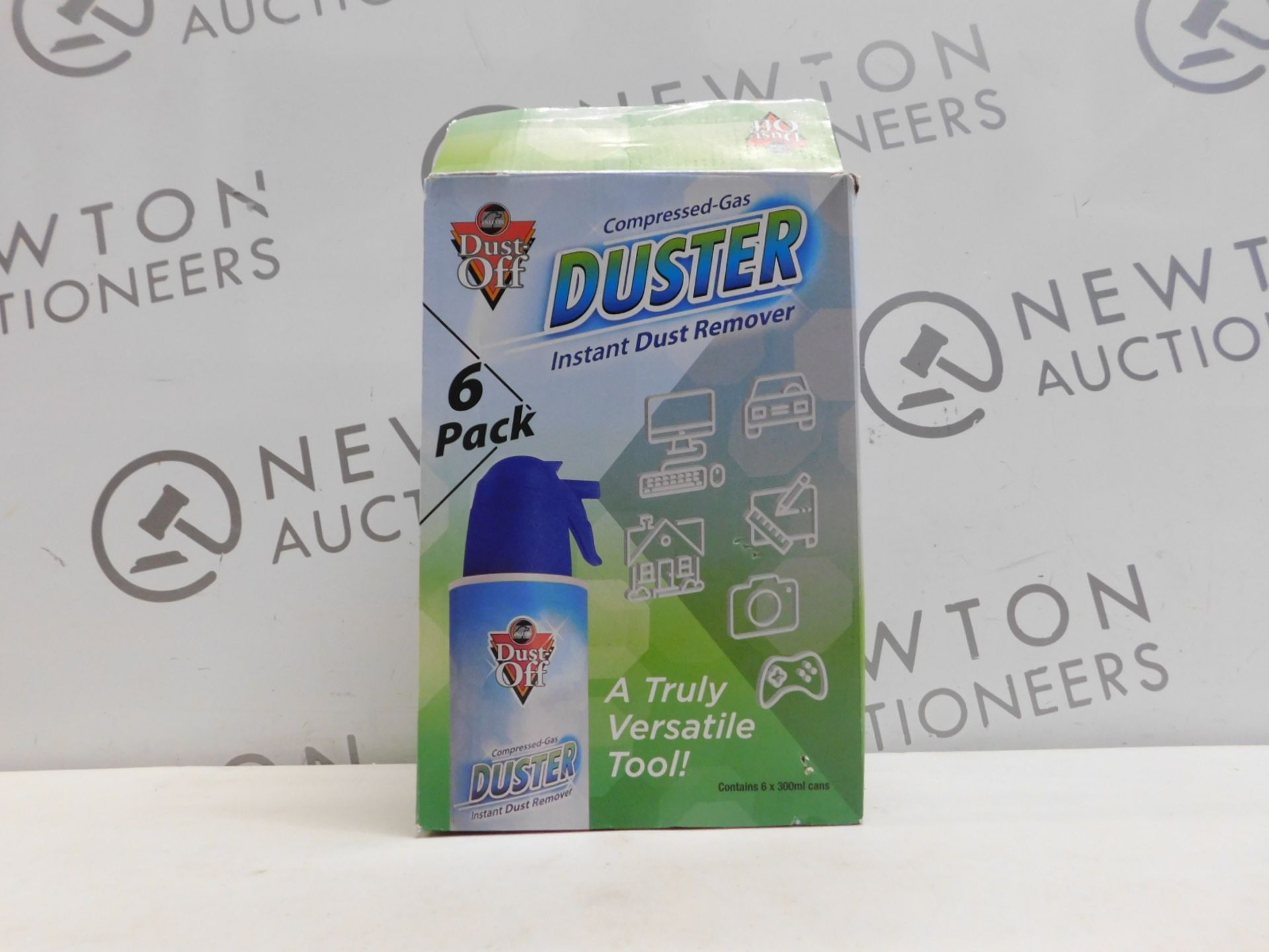 1 BOXED PACK OF 5 DUST OFF DUSTER SPRAY CANS RRP Â£35.99