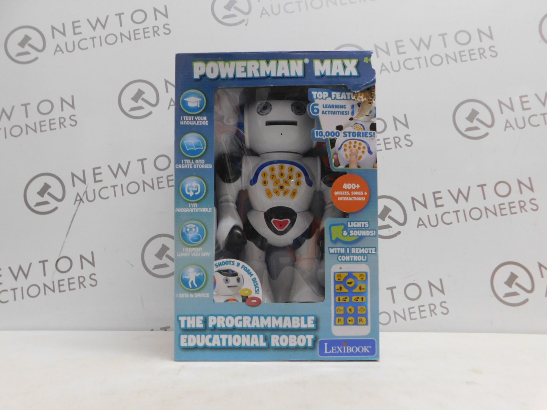 1 BOXED LEXIBOOK POWERMAN EDUCATIONAL REMOTE CONTROL TOY ROBOT RRP Â£49.99