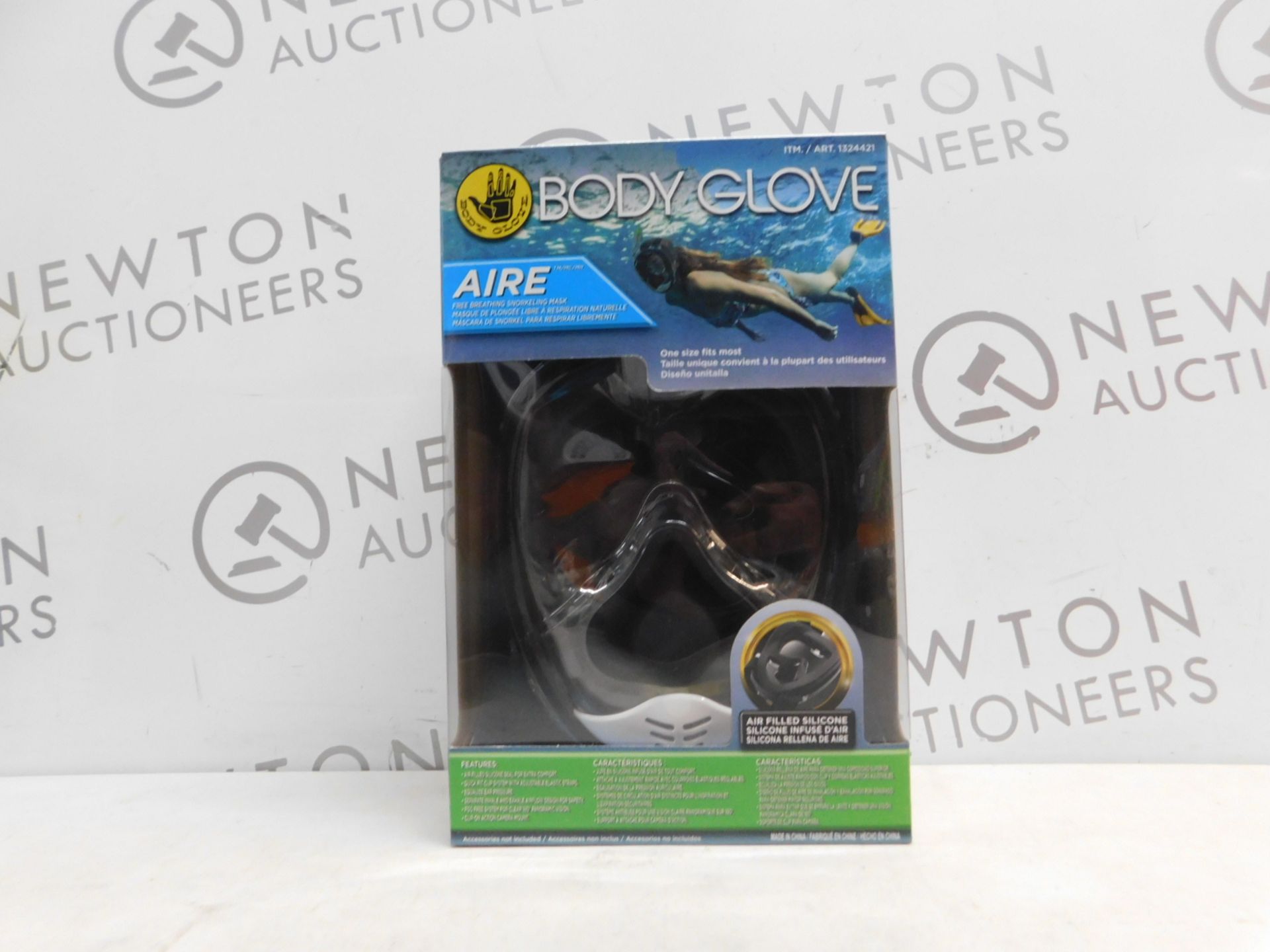 1 BRAND NEW BOXED BODY GLOVE AIRE SNORKELING MASK RRP Â£39.99