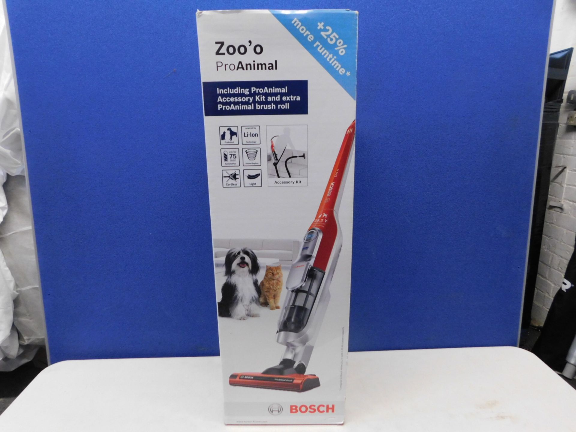 1 BOXED BOSCH ATHLET BSHBCH6PETGB PRO ANIMAL CORDLESS VACUUM CLEANER RRP Â£249.99