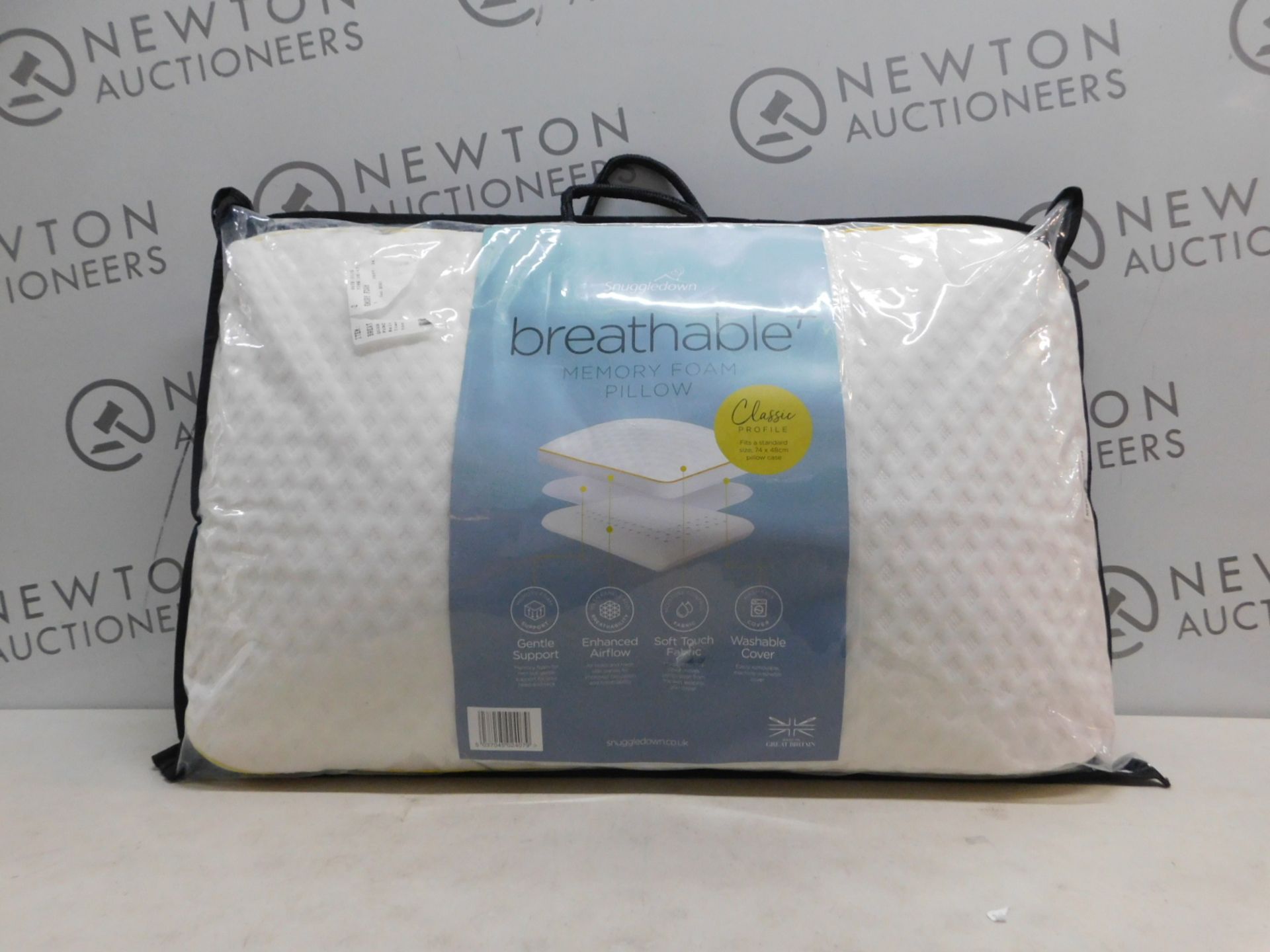 1 BAGGED SNUGGLEDOWN MEMORY FOAM PILLOW RRP Â£39.99