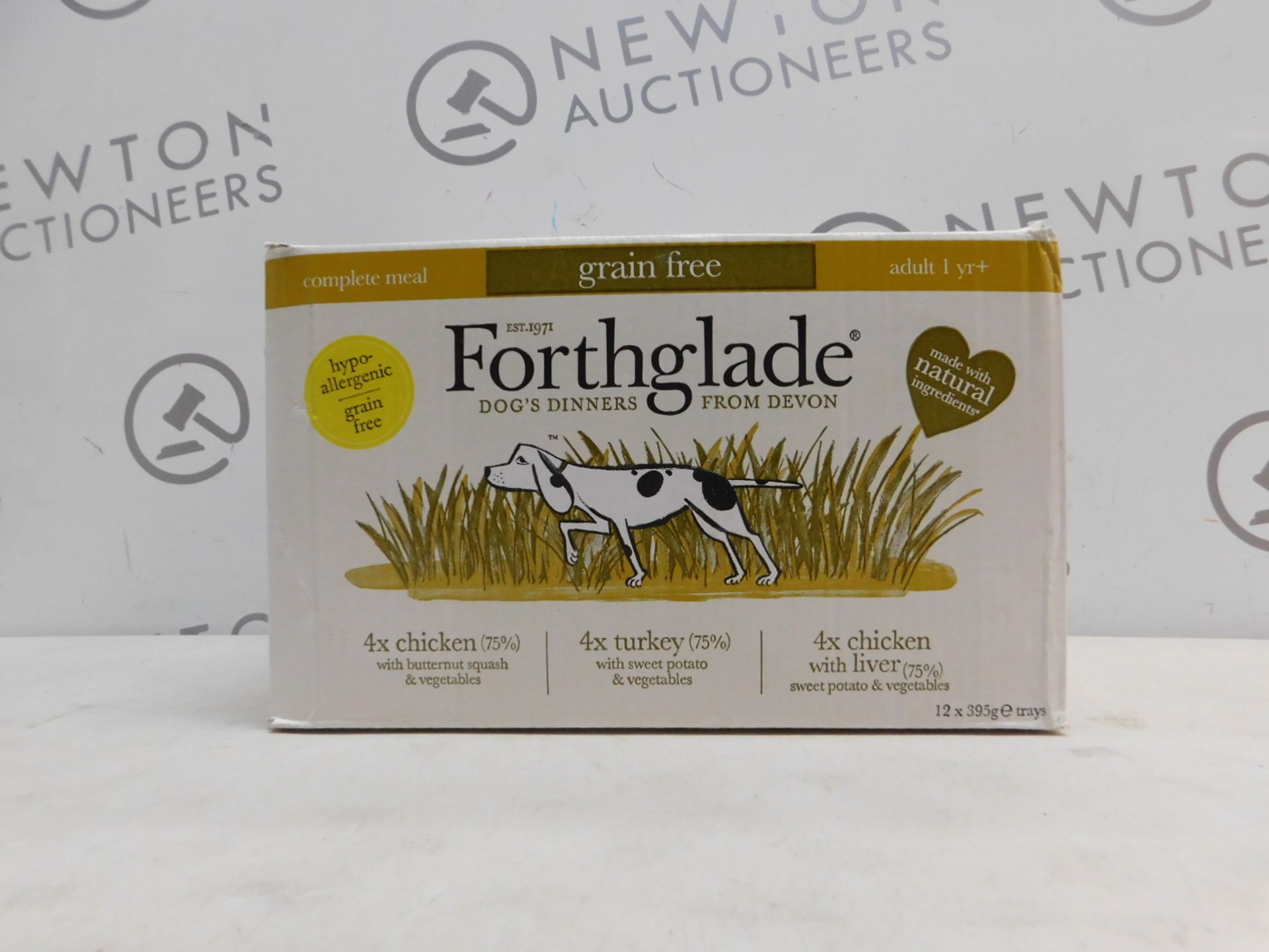 1 BOXED FORTHGLADE GRAIN FREE VARIETY PACK, 10 X 395G RRP Â£19