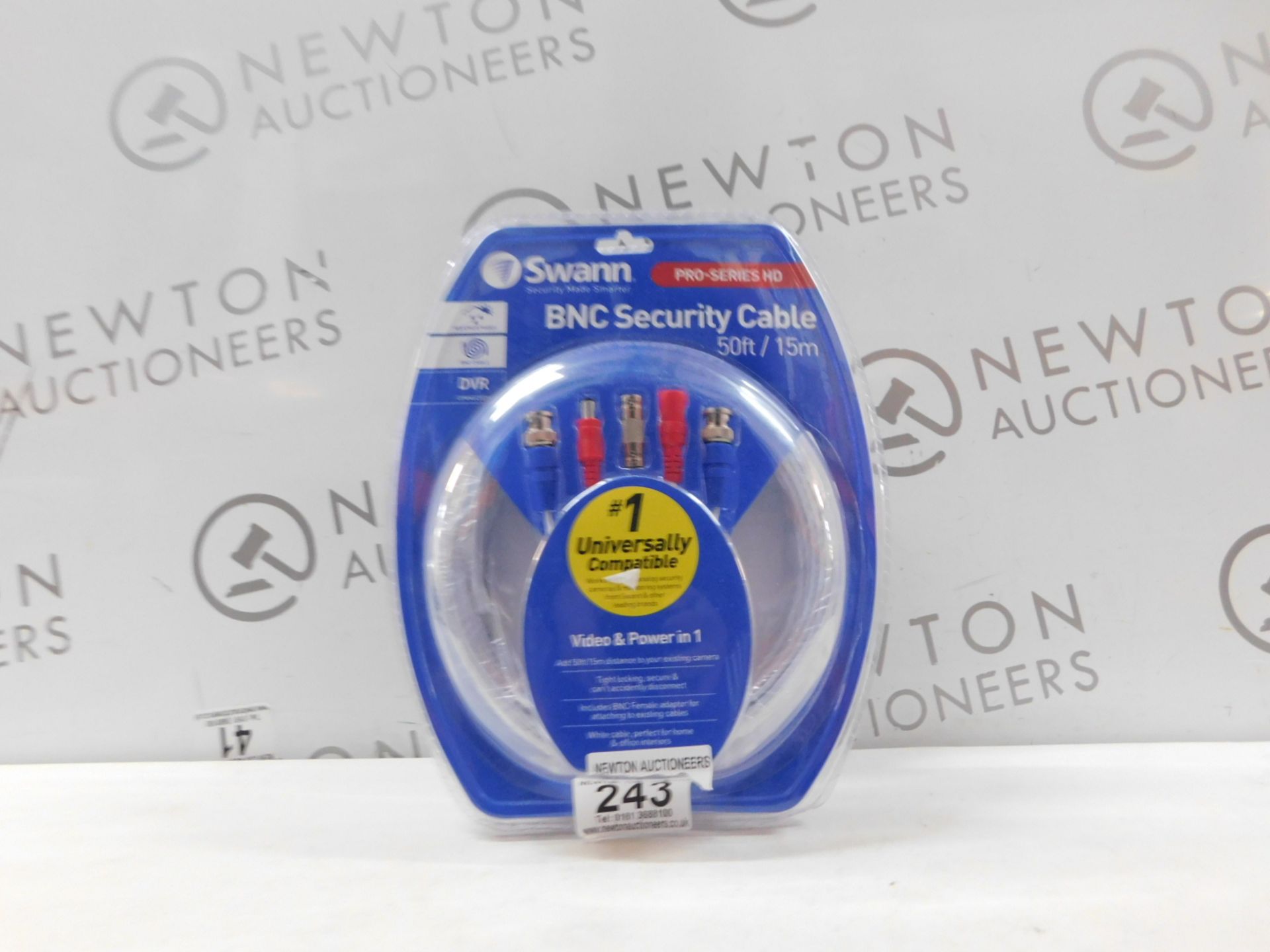 1 PACKED SWANN HD VIDEO & POWER 50FT / 15M BNC CABLE RRP Â£24.99