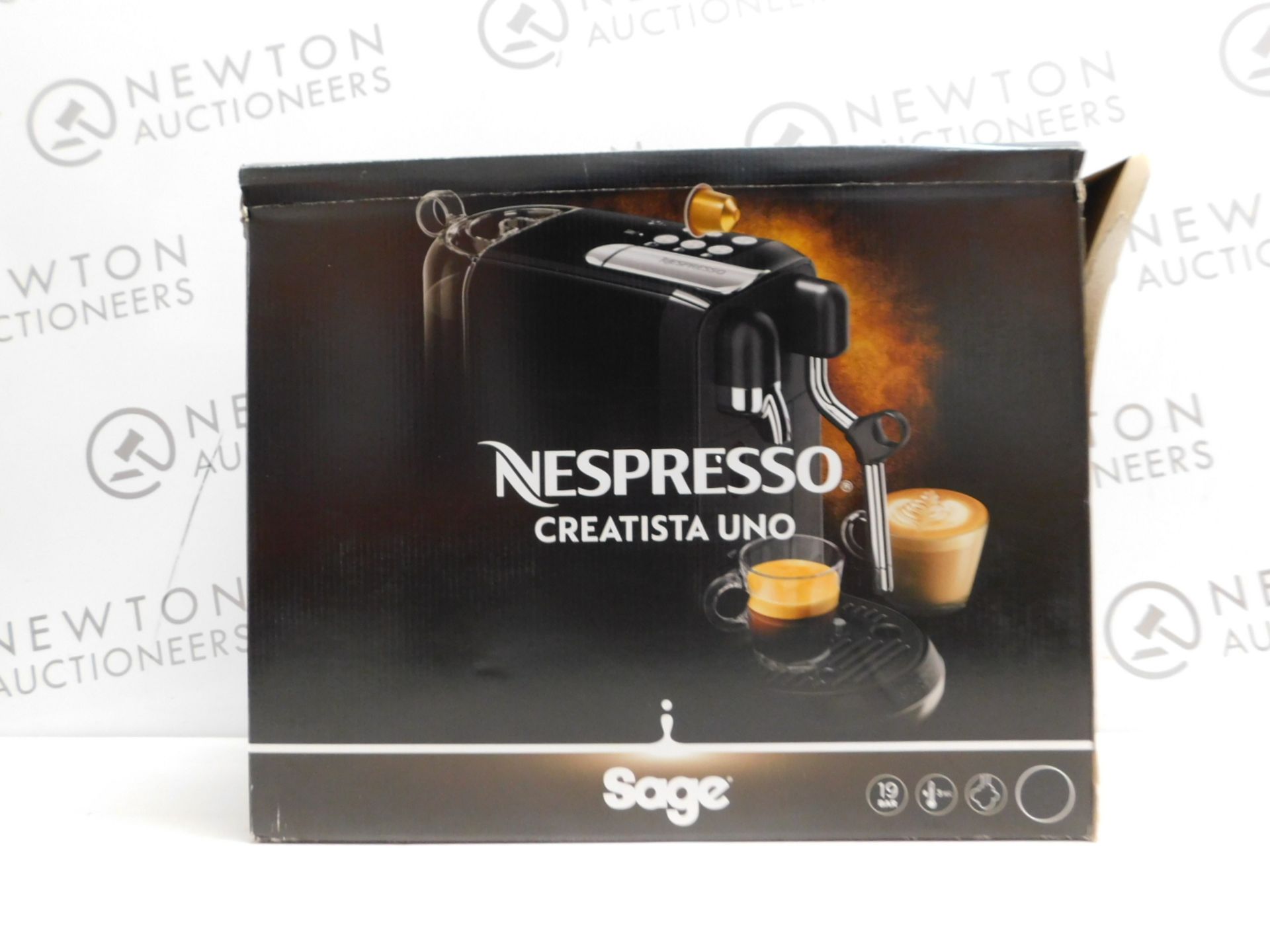 1 BOXED NESPRESSO BY SAGE CREATISTA UNO SNE500 COFFEE MACHINE RRP Â£399