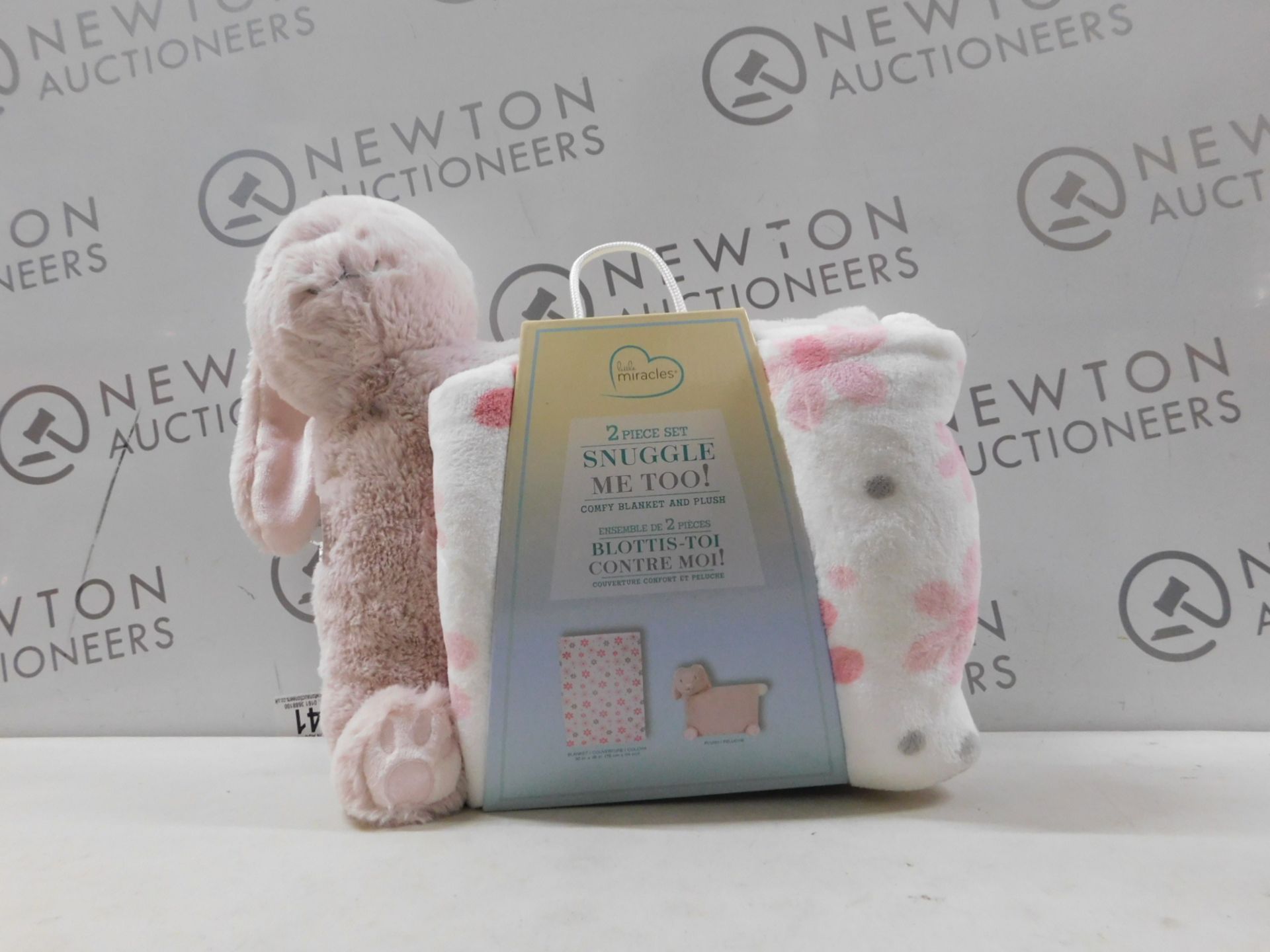 1 PACKED LITTLE MIRACLES SNUGGLE PLUSH PILLOW AND BLANKET RRP Â£29