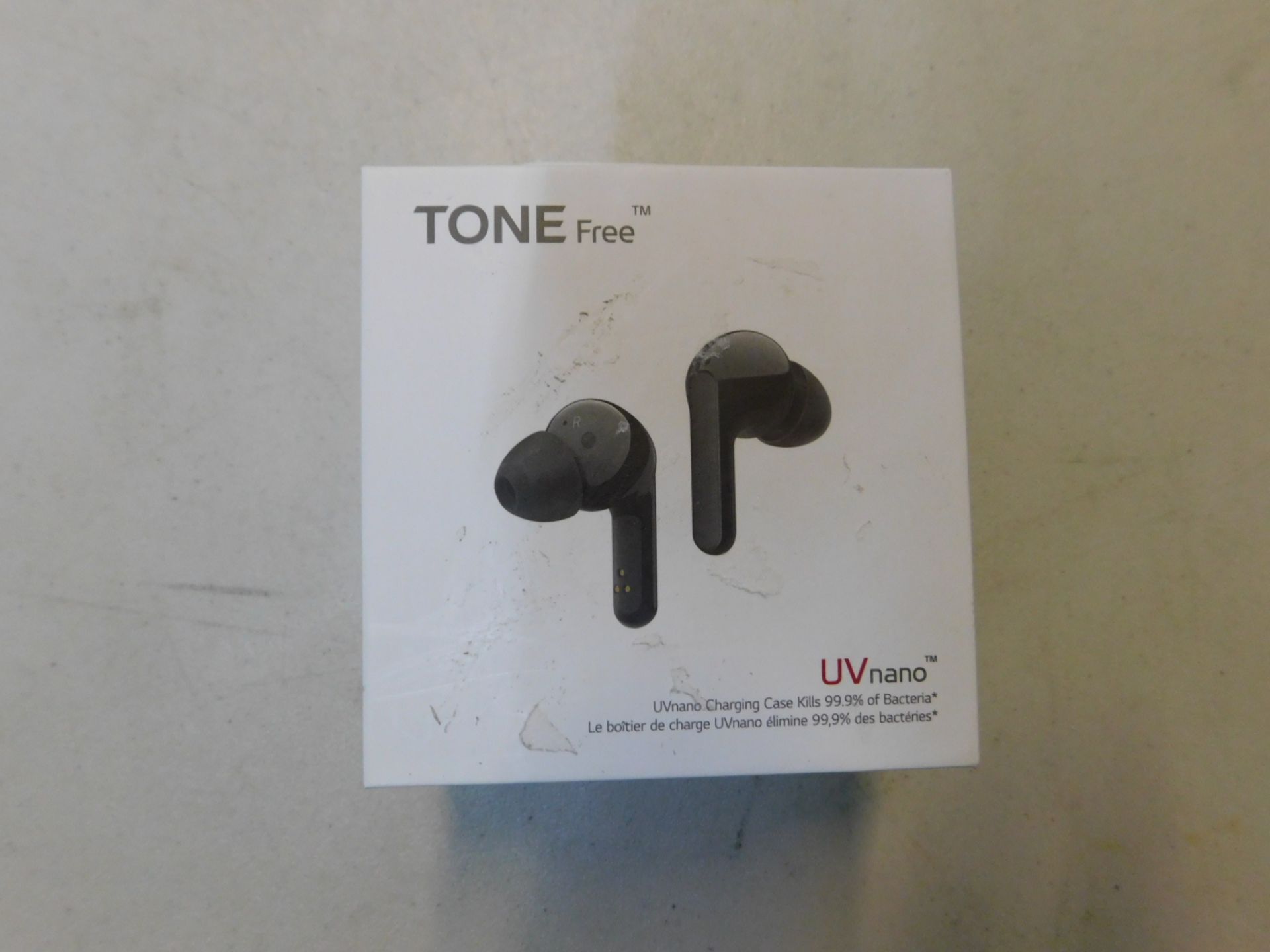 1 BOXED LG TONE FREE EARPHONES WITH MERIDIAN TECHNOLOGY MODEL HBS-FN6 RRP Â£119.99