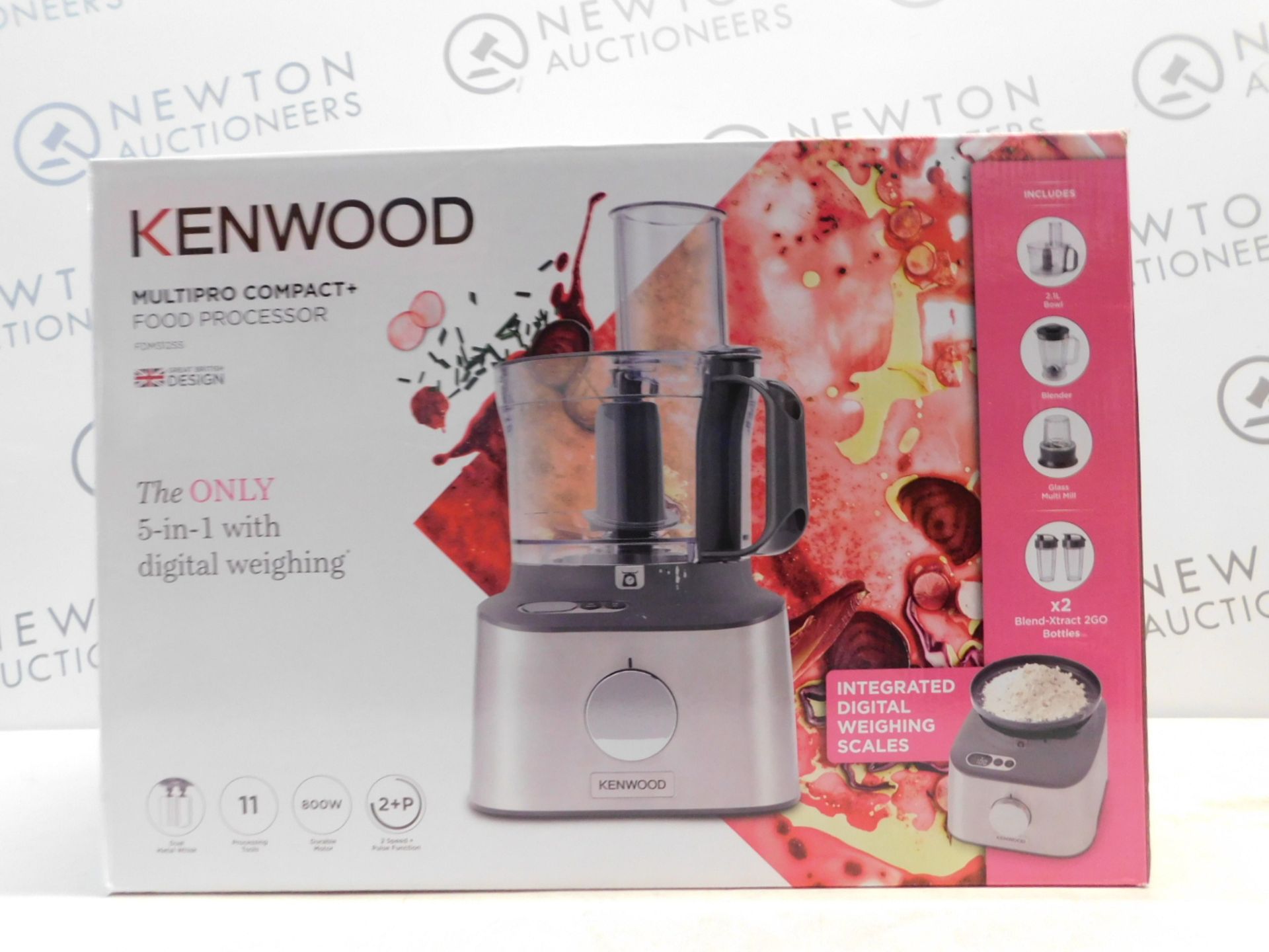 1 BOXED KENWOOD FDM312SS MULTIPRO COMPACT+ FOOD PROCESSOR Â£179