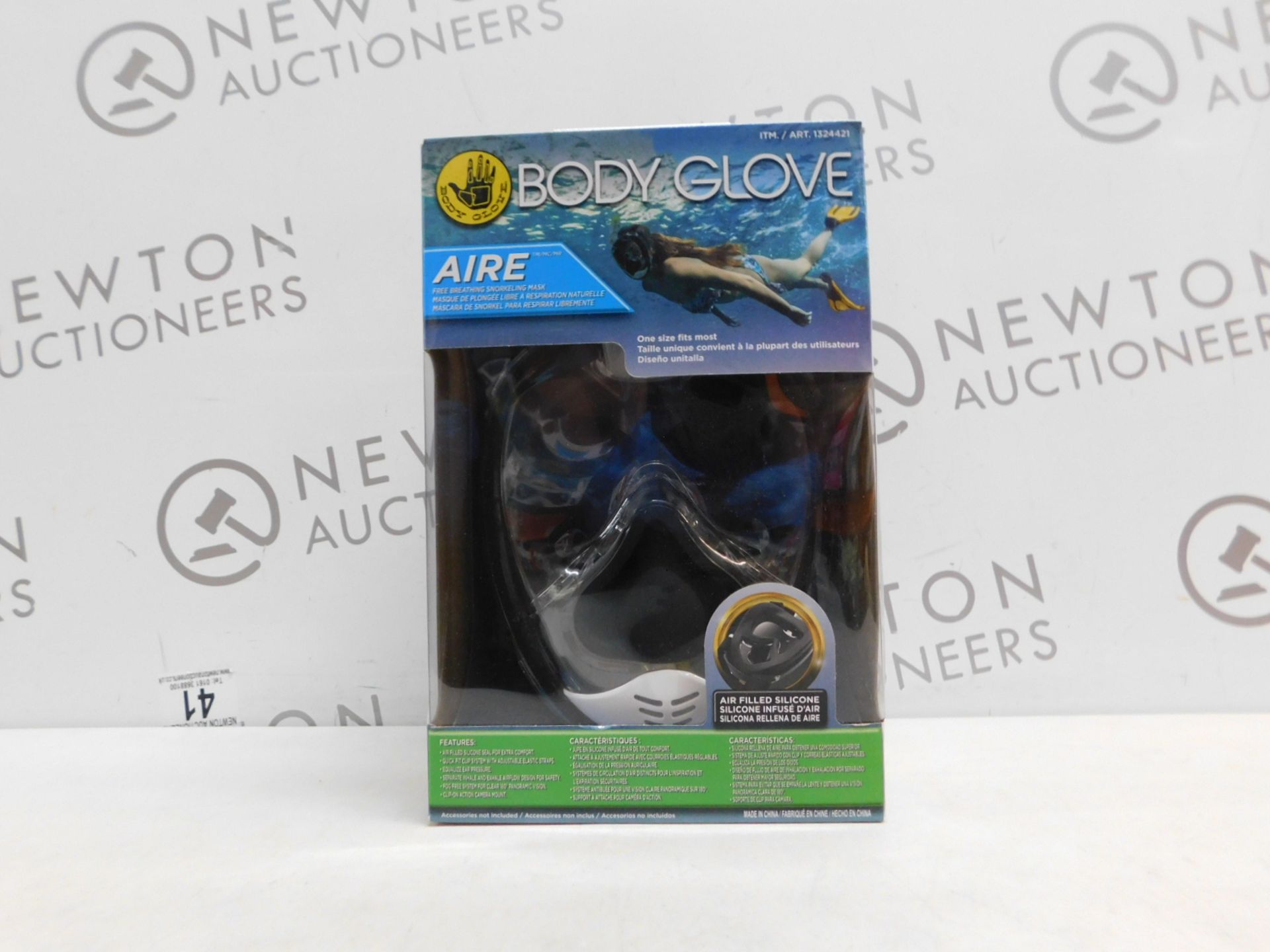 1 BRAND NEW BOXED BODY GLOVE AIRE SNORKELING MASK RRP Â£39.99