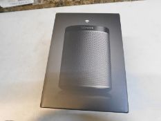 1 BOXED SONOS ONE SL BLACK BLUETOOTH SMART SPEAKER RRP Â£199